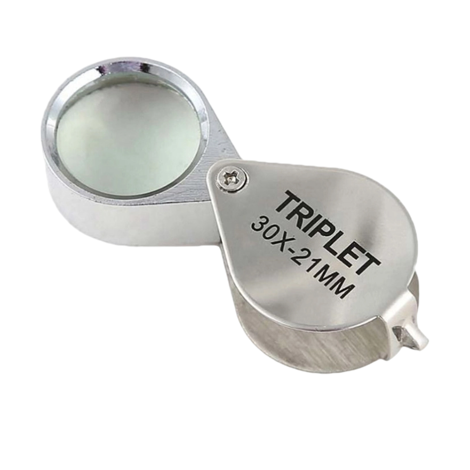 Folding Metal Magnifier With 10x 20x 30x Lens And Storage Box 2