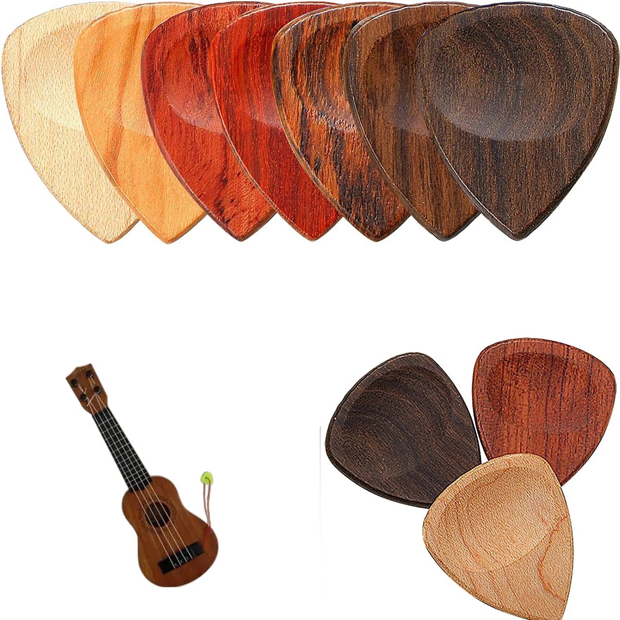 Flexible Wooden Guitar Picks 2
