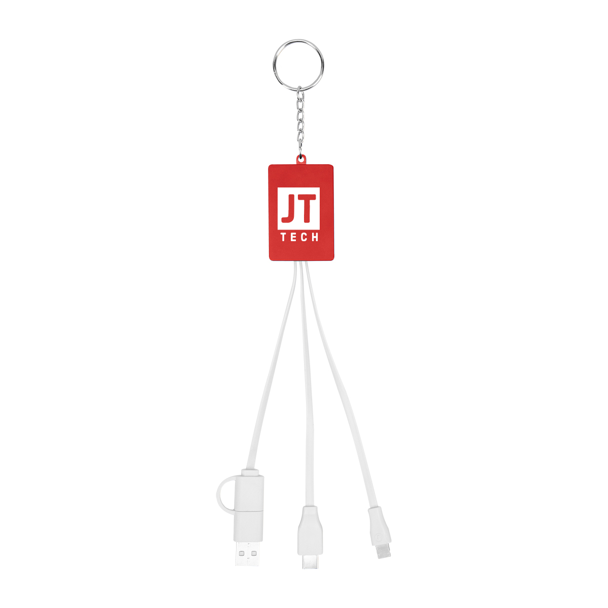 Multi-Charging Cable USB Hub Keyring 7