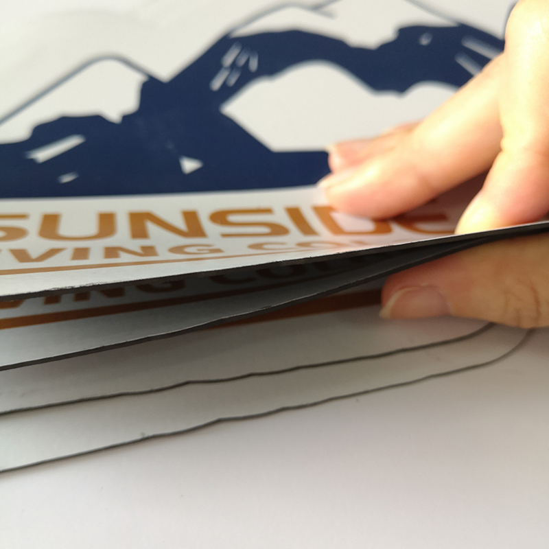 EasyStick Woodgrain Car Magnet 4