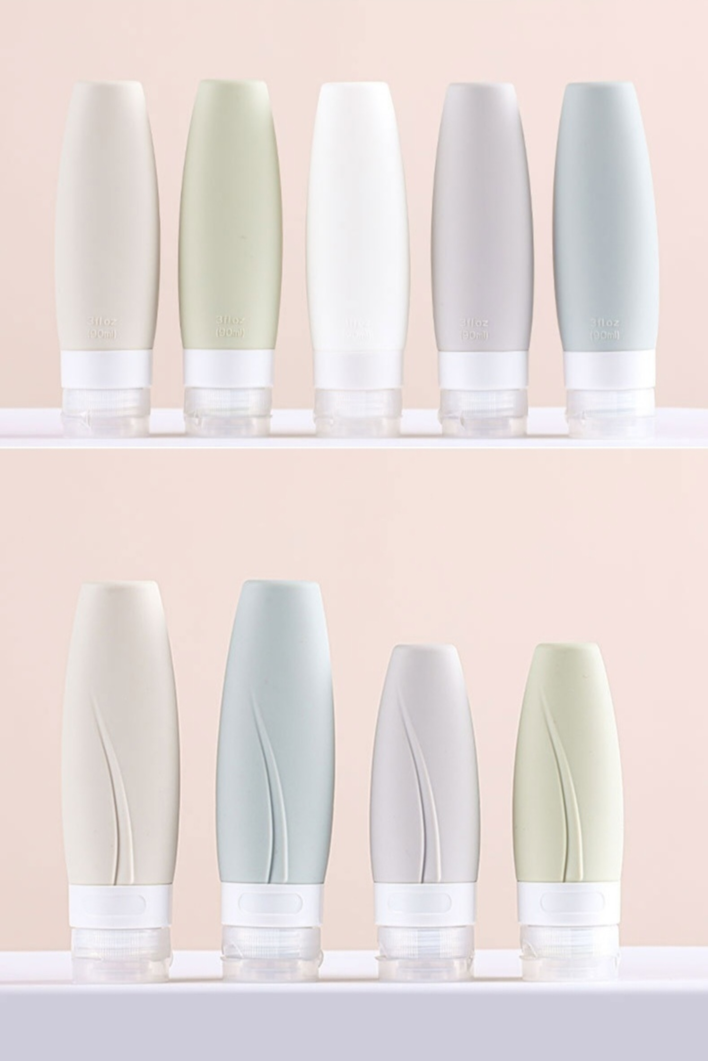 3 OZ Silicone Travel Bottle 2
