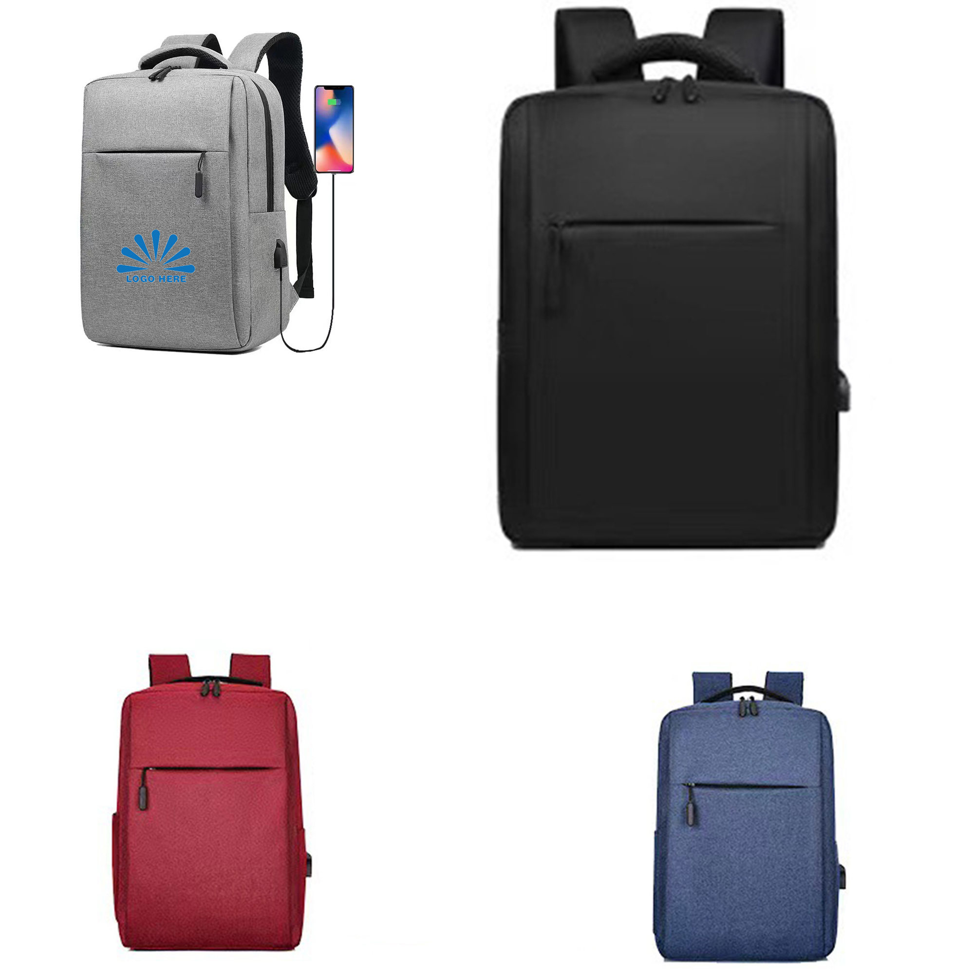 Travel Oxford Cloth Business Campus Backpack 2