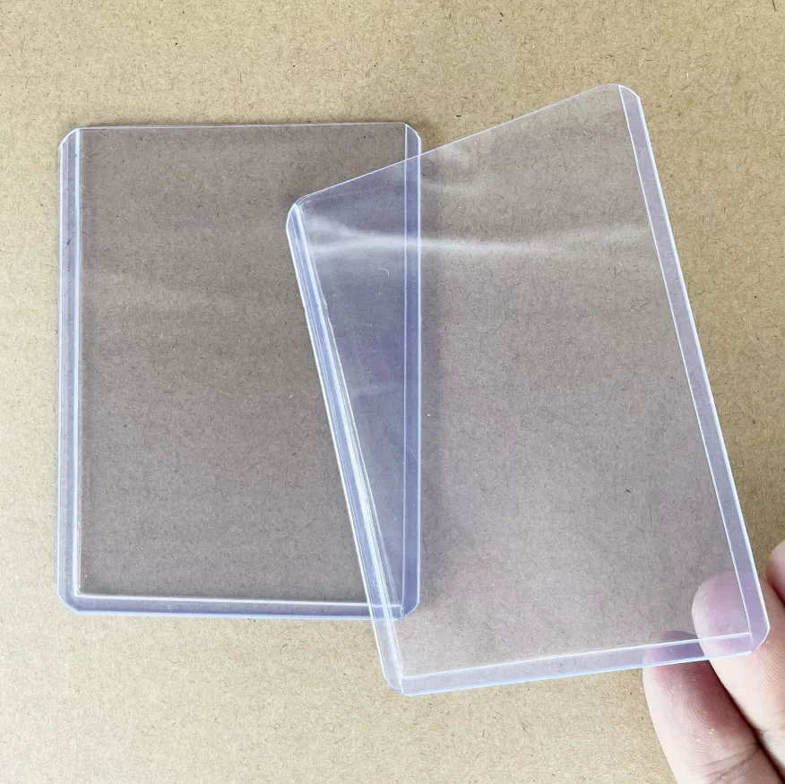 PVC Hard Plastic Card Sleeves Holder 5