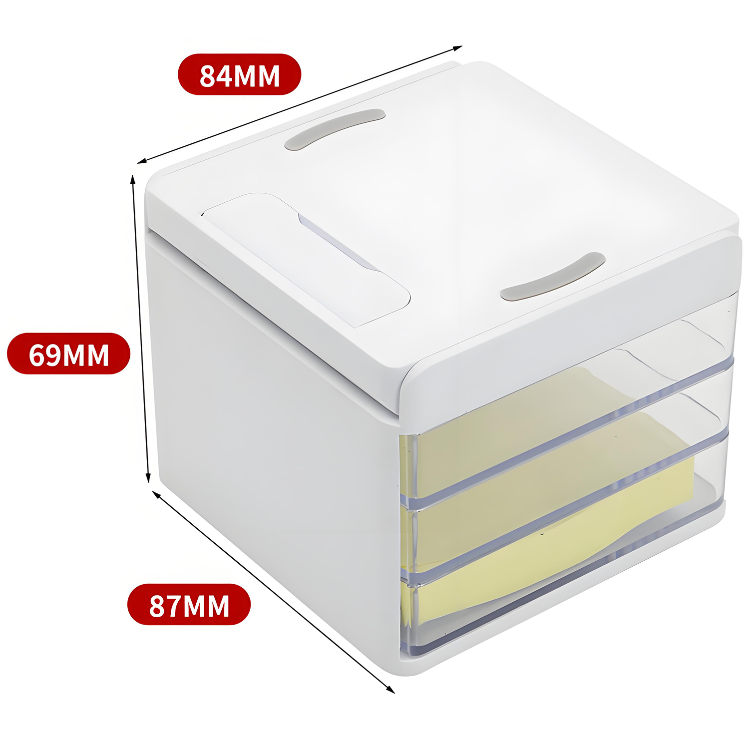 Desk Mobile Phone Stand and Small Item Storage Box 2