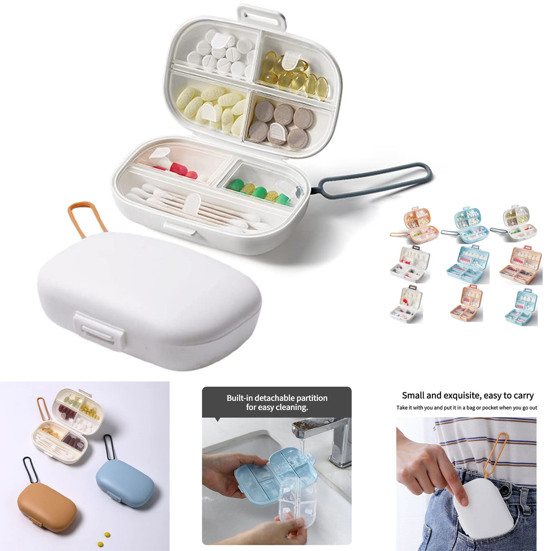 Portable Travel Medicine Box