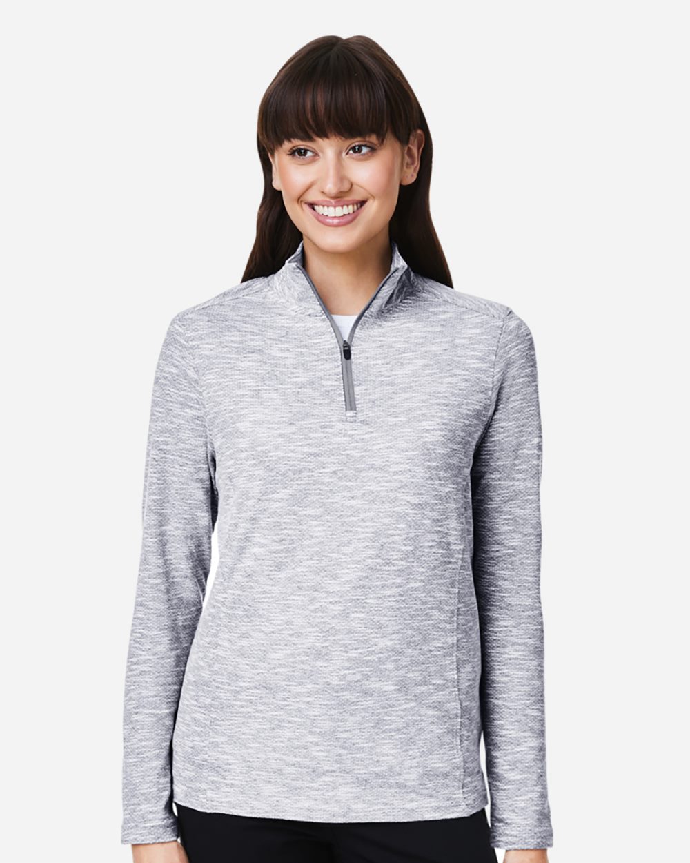 Women's Eclipse Jacquard Quarter-Zip Pullover - NE415W 39