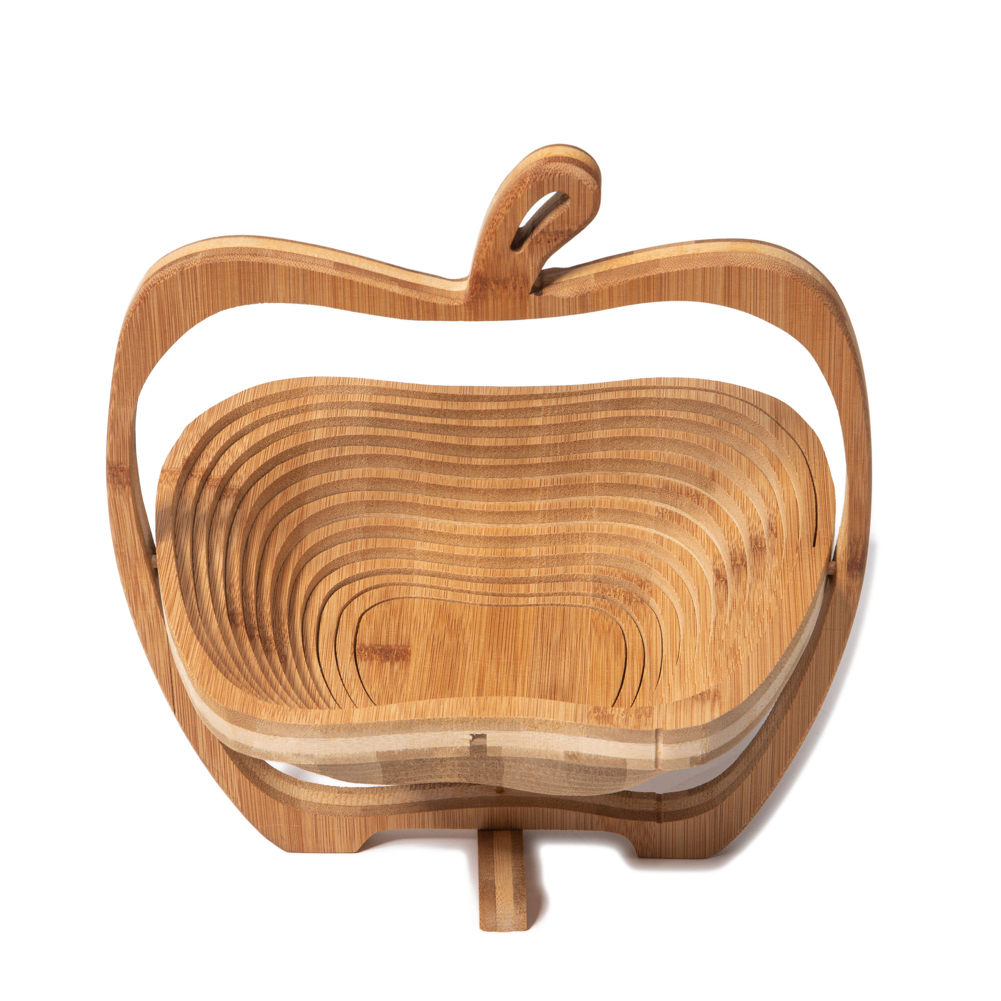 Foldable Bamboo Apple Fruit Basket 6