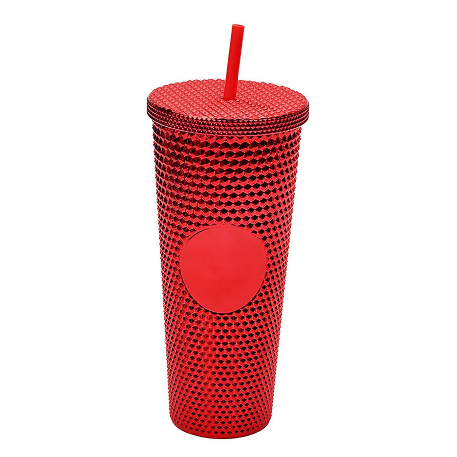 24Oz Reusable Double Wall Matte Iced Coffee Cup 2