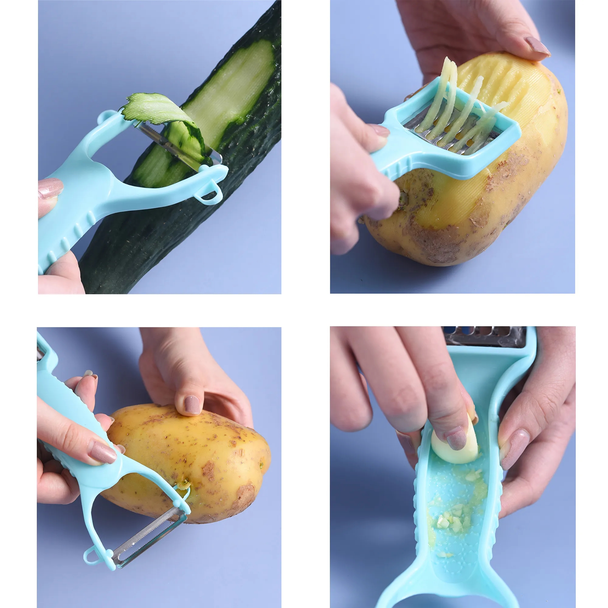 MOQ100 Multifunction Fruit Vegetable Peeler Grater 2