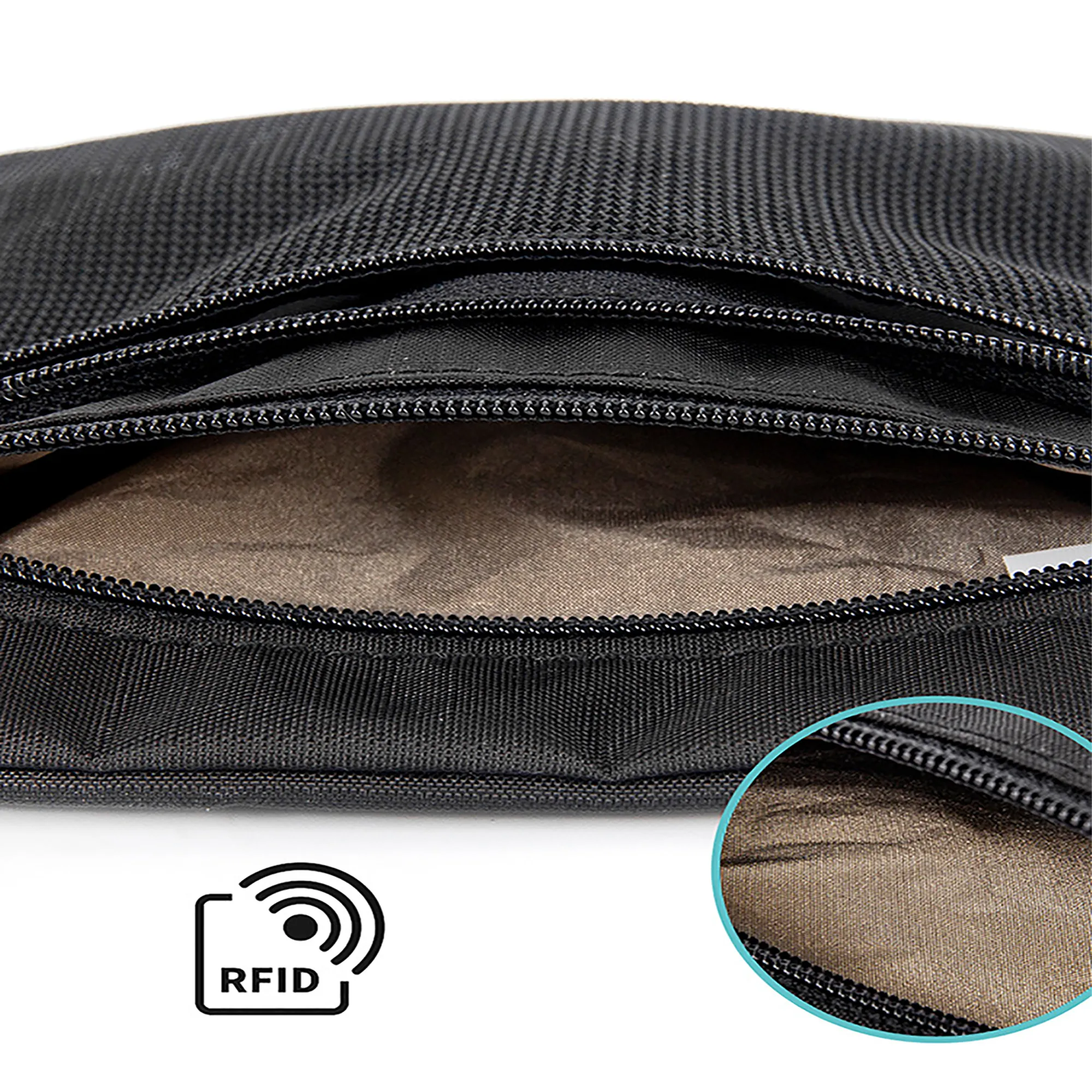 RFID-Blocking Waterproof Neck Passport Holder 2