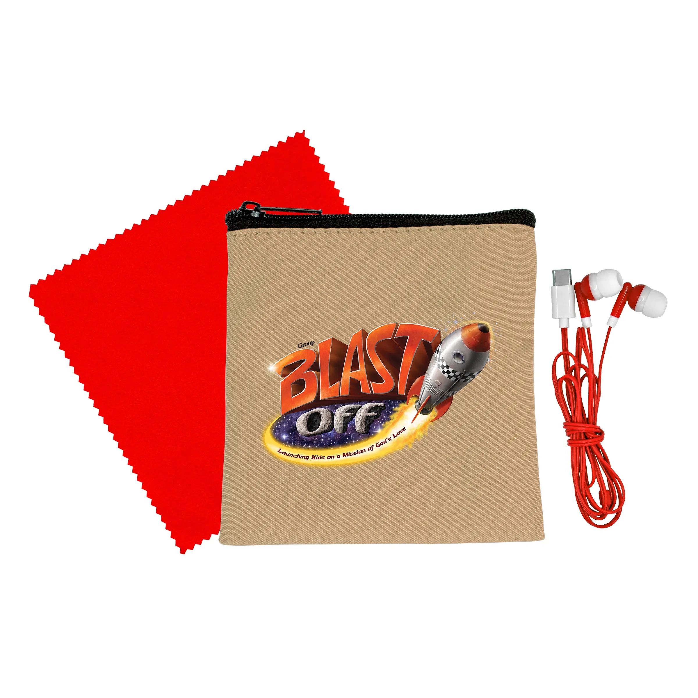 Executive Cloth & Ear Bud Set 11