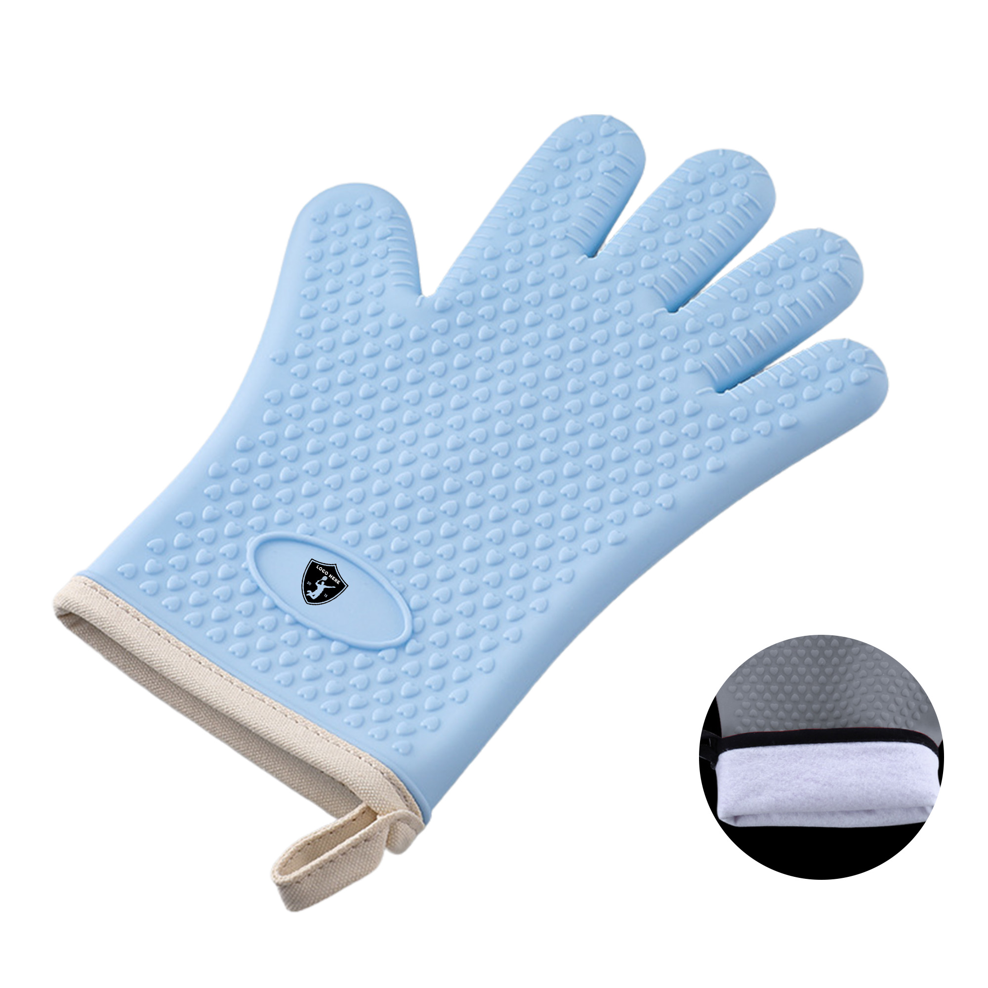 MOQ 50 Durable Silicone Microwave Gloves for Heat Protection 2