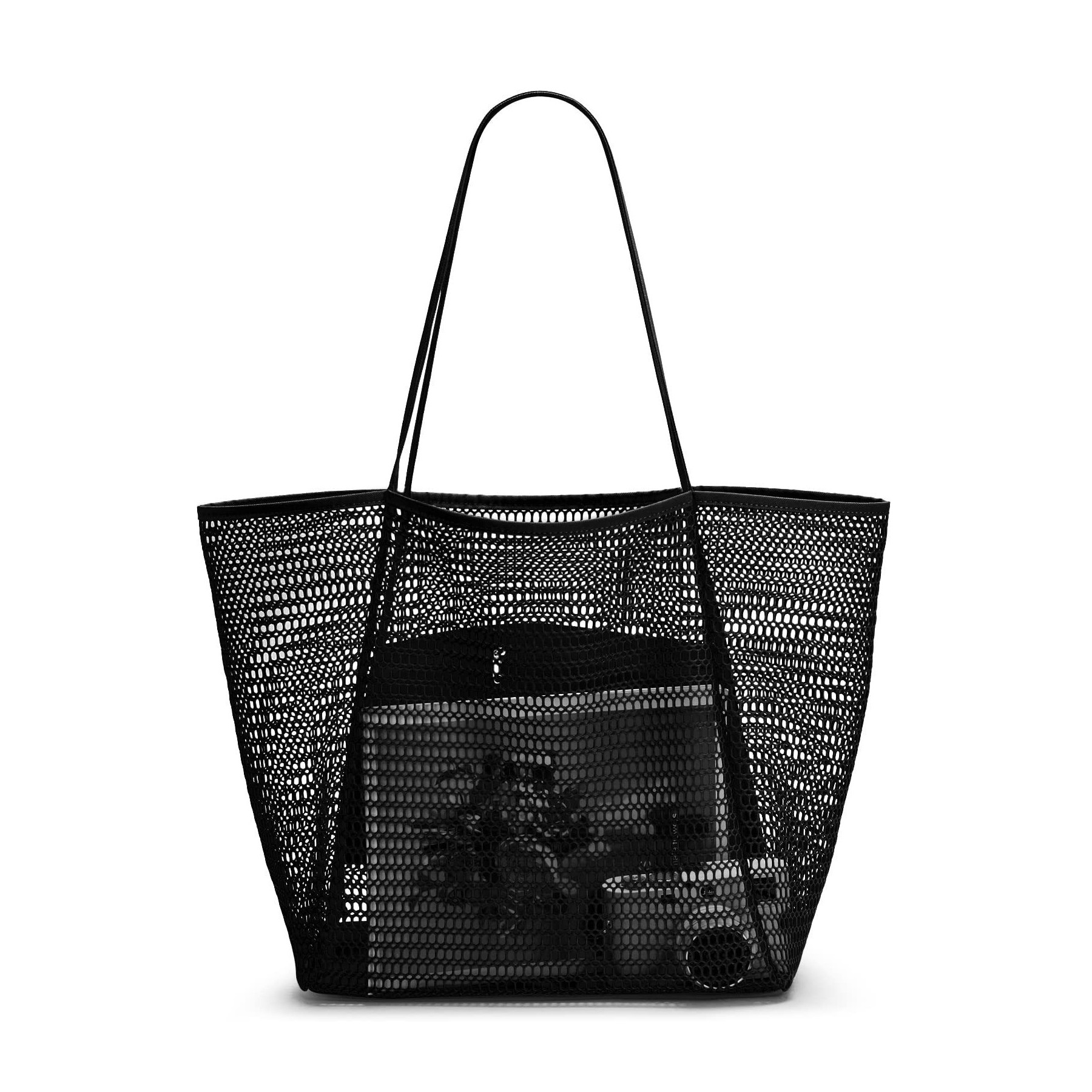Mesh Beach Tote Women Shoulder Handbag 5