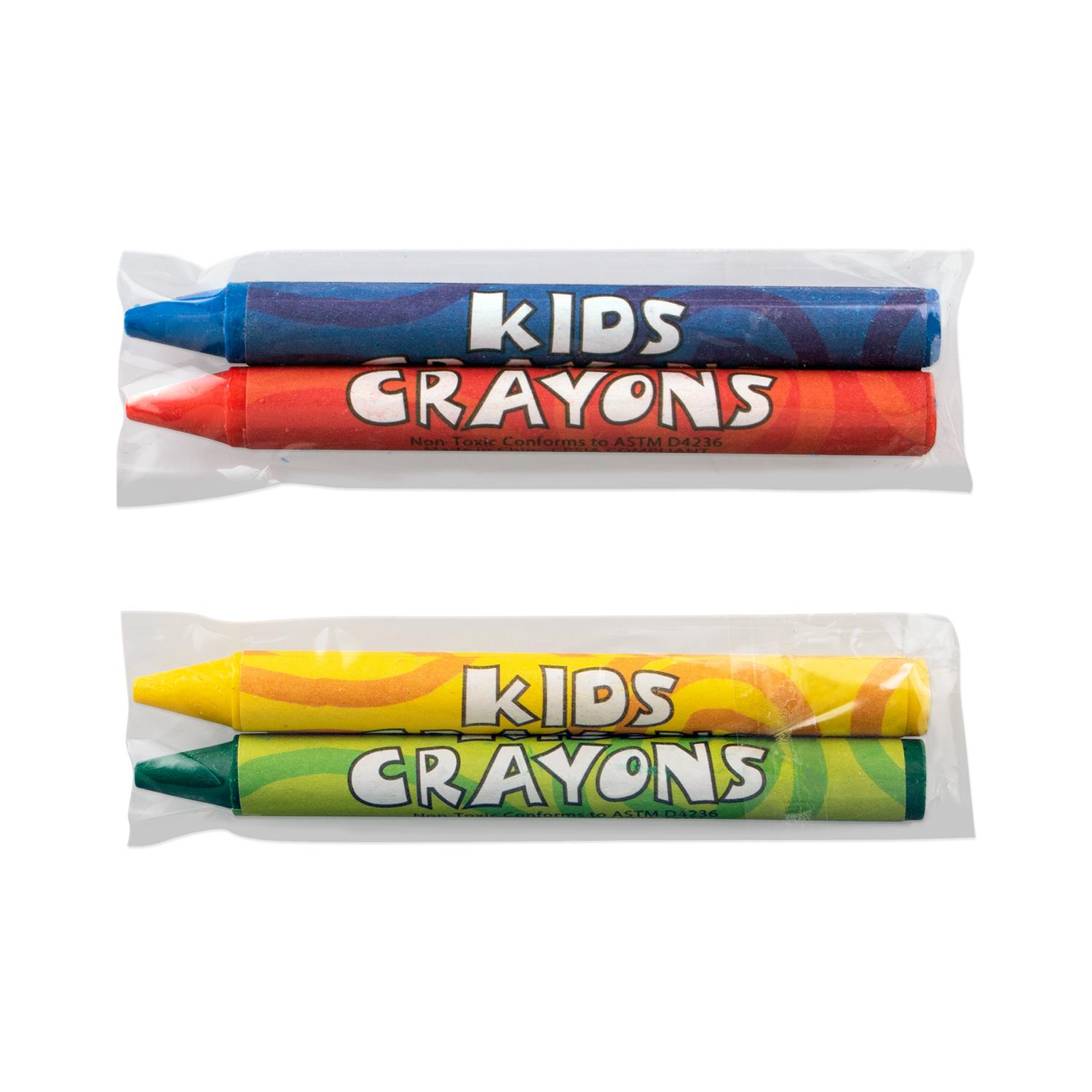 2 Pack Cello Wrapped Crayons 4