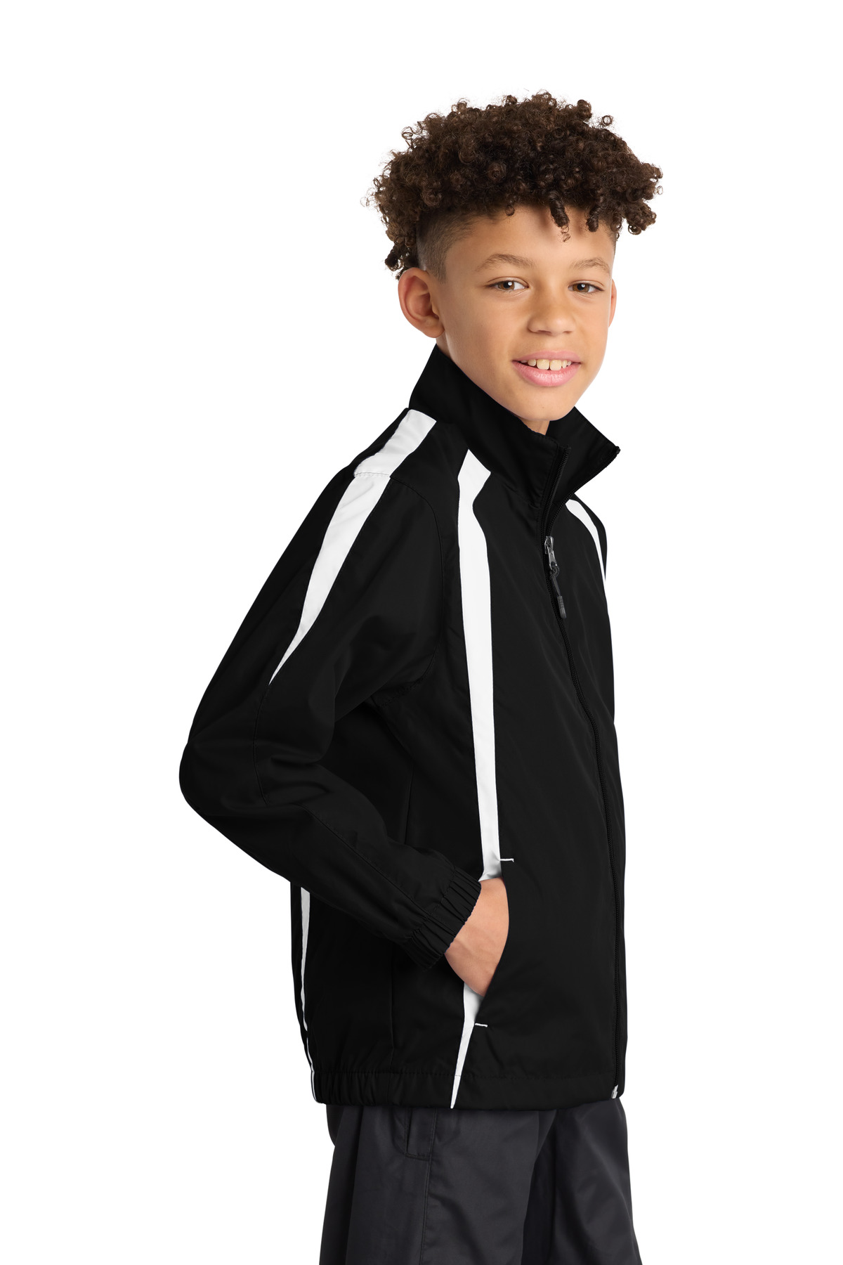 Sport-Tek Youth Colorblock Raglan Jacket. YST60 31