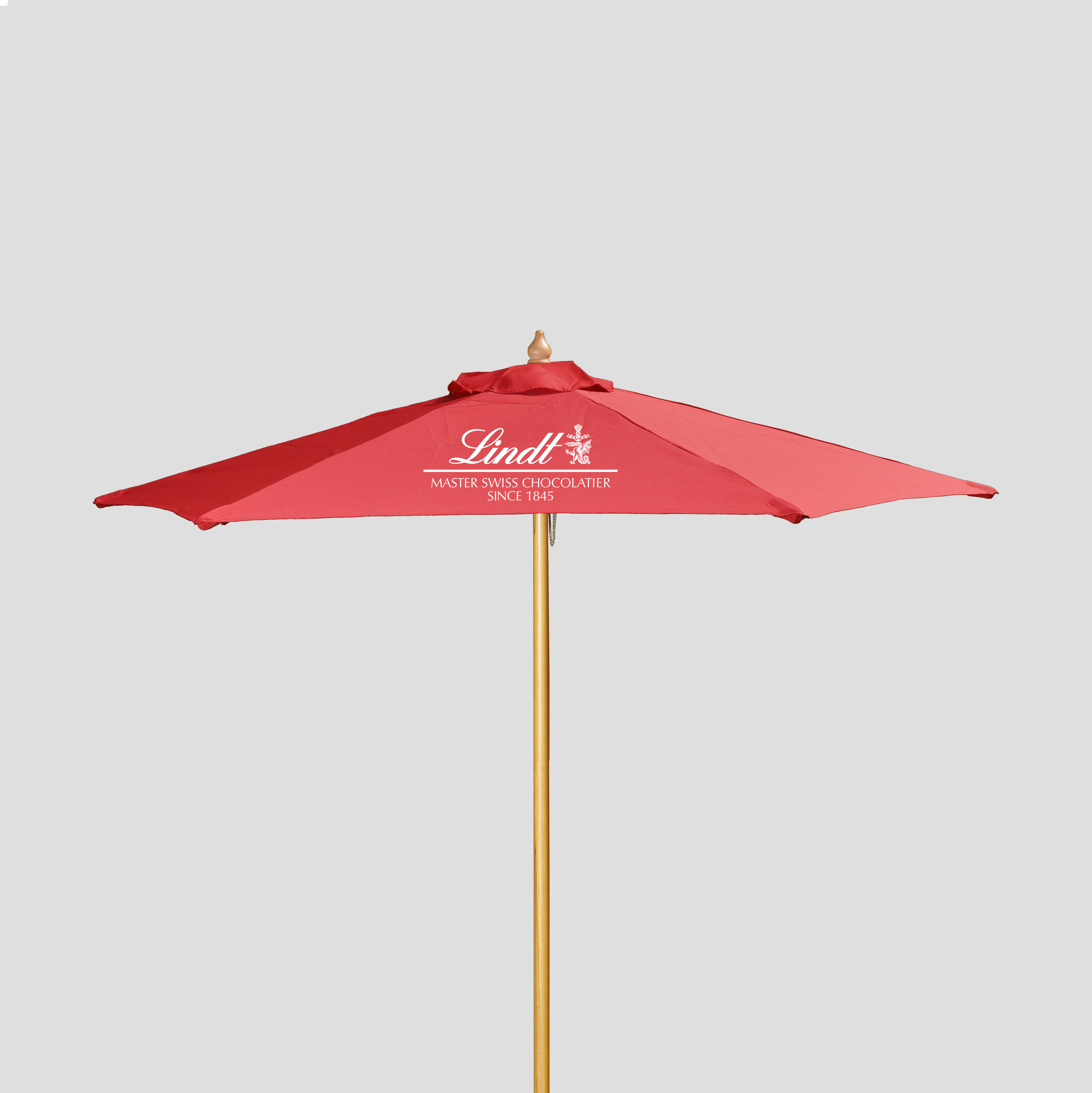 7' Wood Market Umbrella