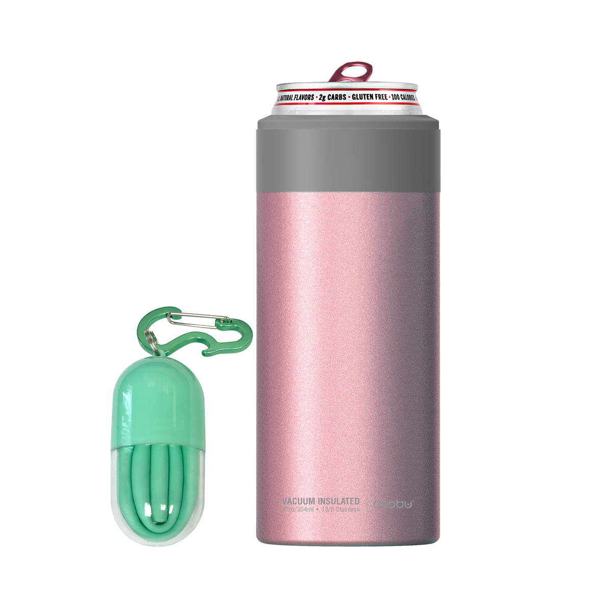 12 oz Asobu Vacuum Insulated Slim Can Sleeve 5