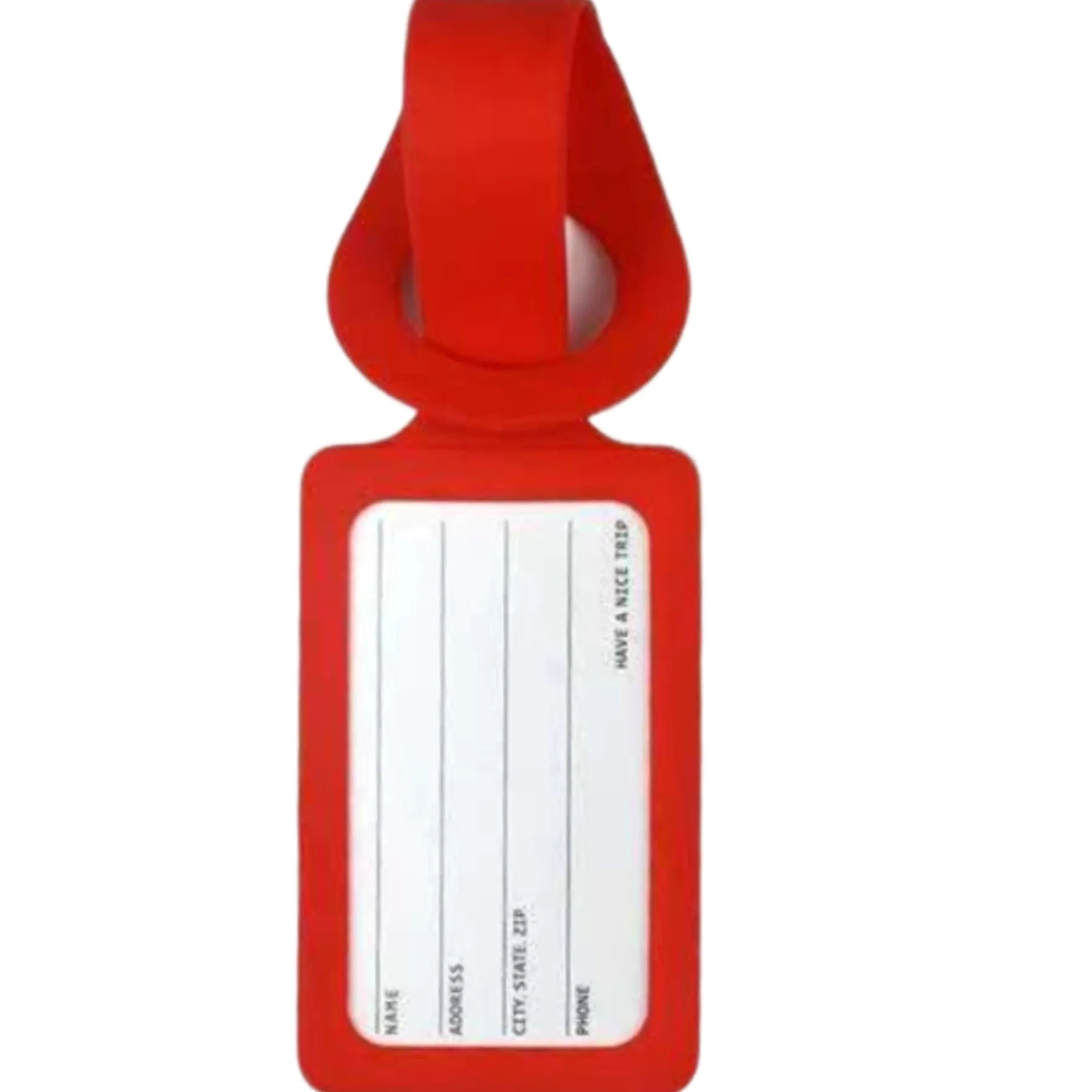 Silicone Luggage Tag with Name ID Card 8