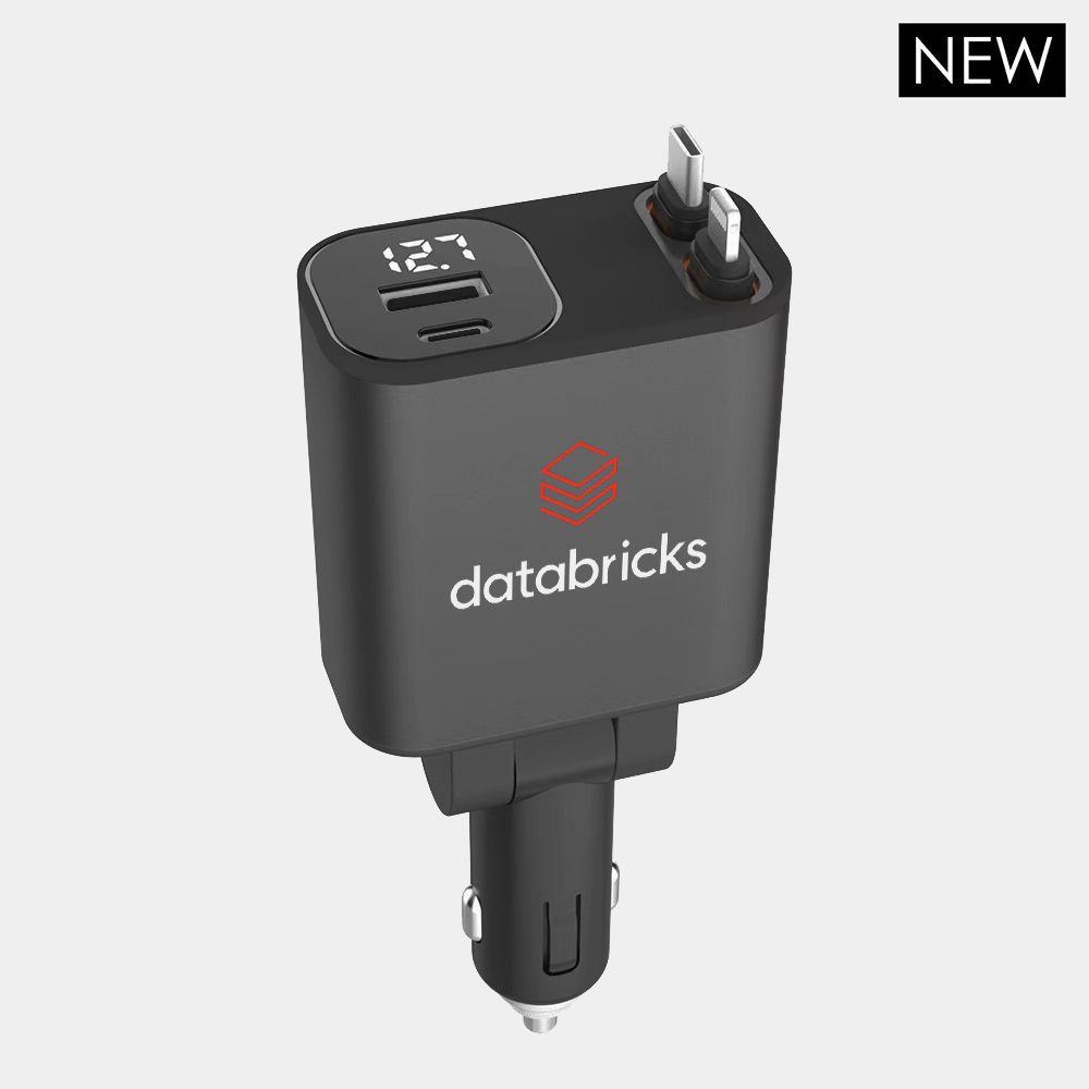 Roadie - 45W Car Charger with Retractable Cable 2