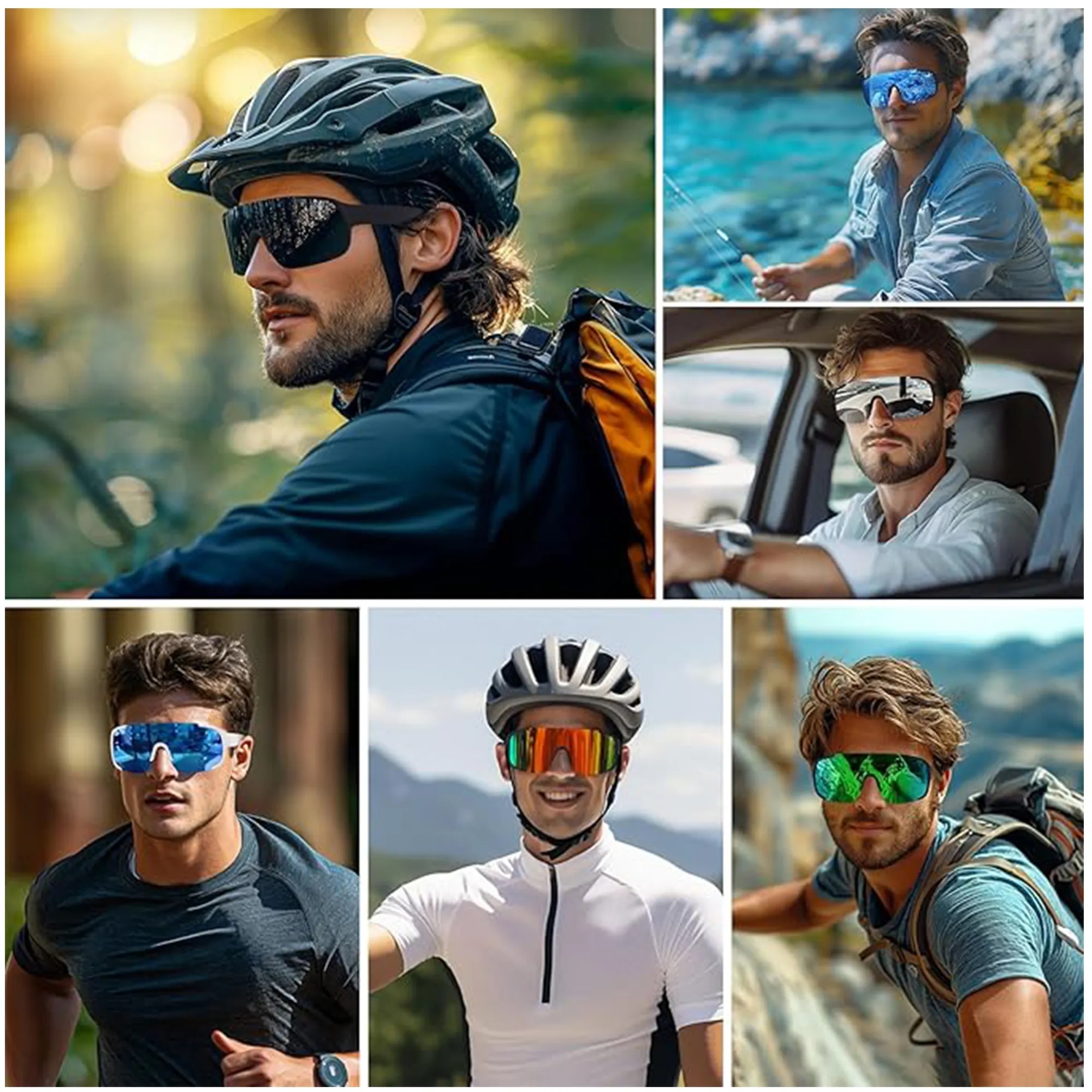 Large Frame Outdoor Sports Sunglasses 3