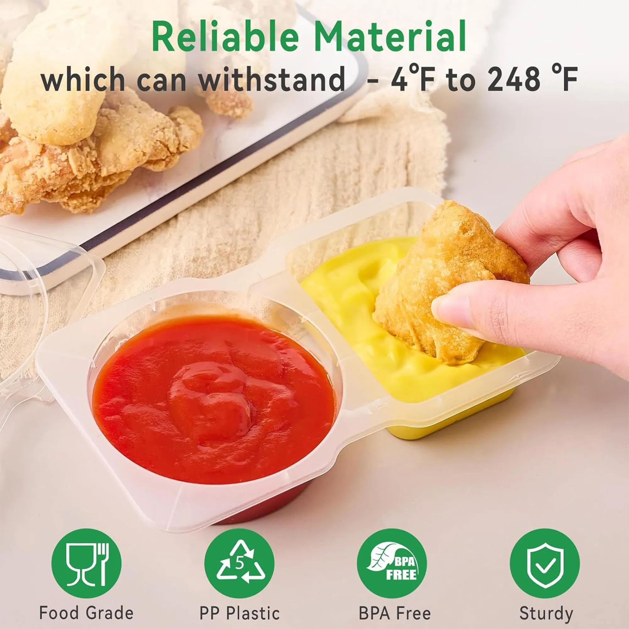 Sauce Container With Lid 5