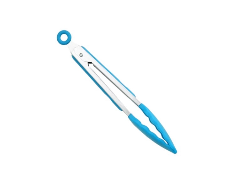 Stainless Steel Silicone Heat Resistant Cooking Tongs 3