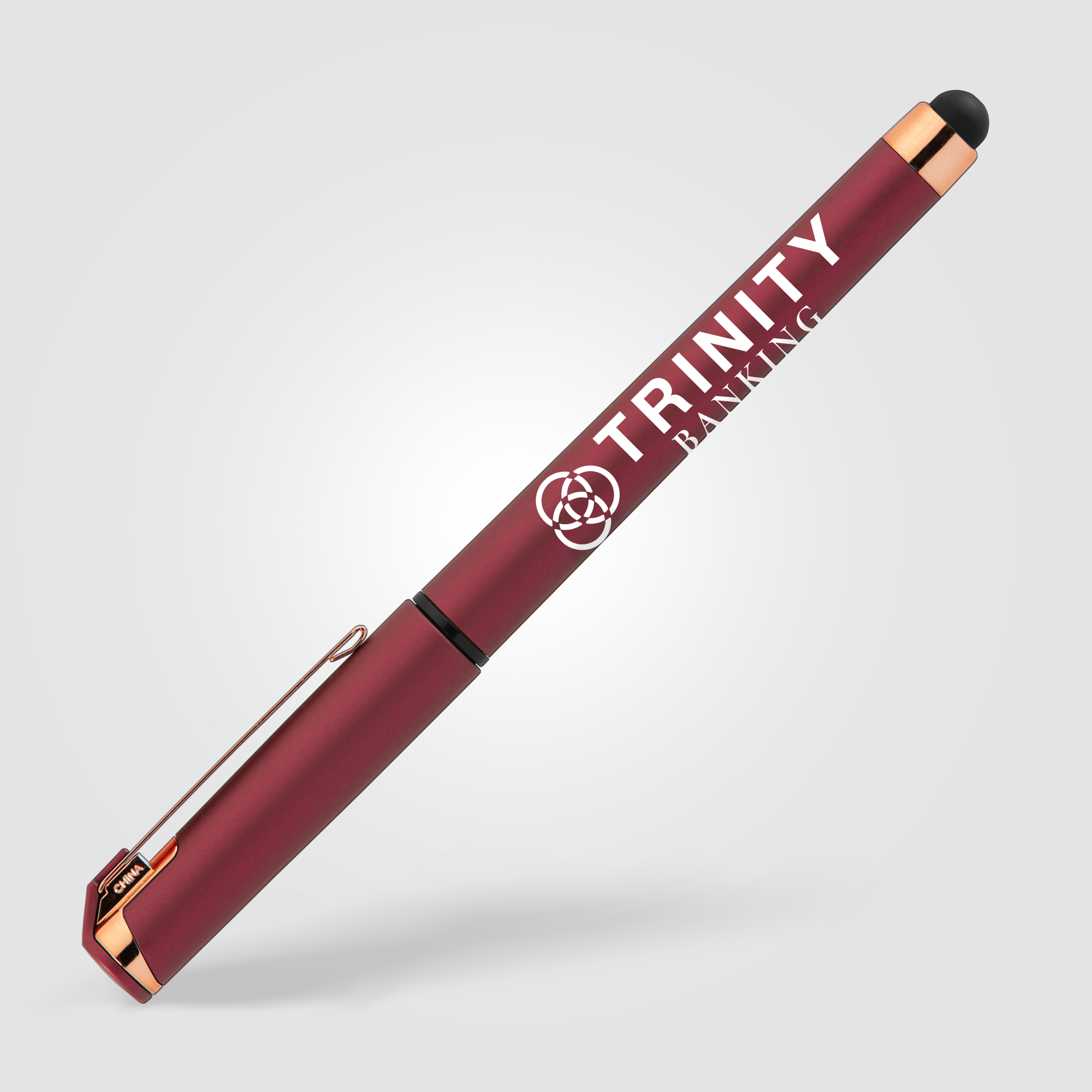 Islander Softy Rose Gold Metallic Designer Gel Pen w/ Stylus 30