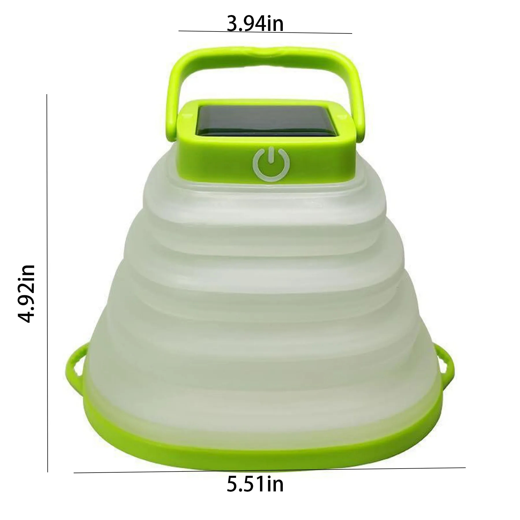 PVC Outdoor camping solar retractable light 4