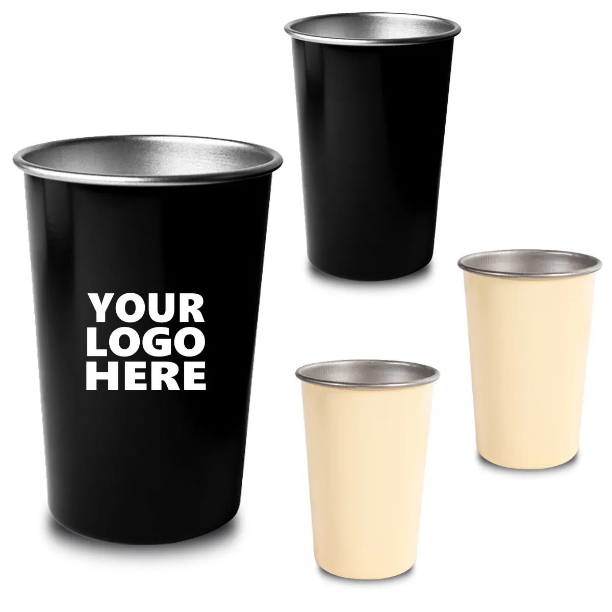 Stainless steel camping drinking cup