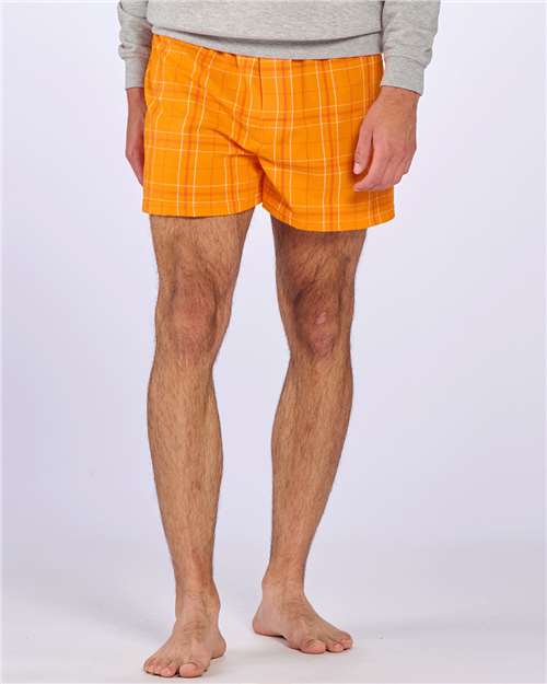 Men's Double Brushed Flannel Boxers - BM6701 8