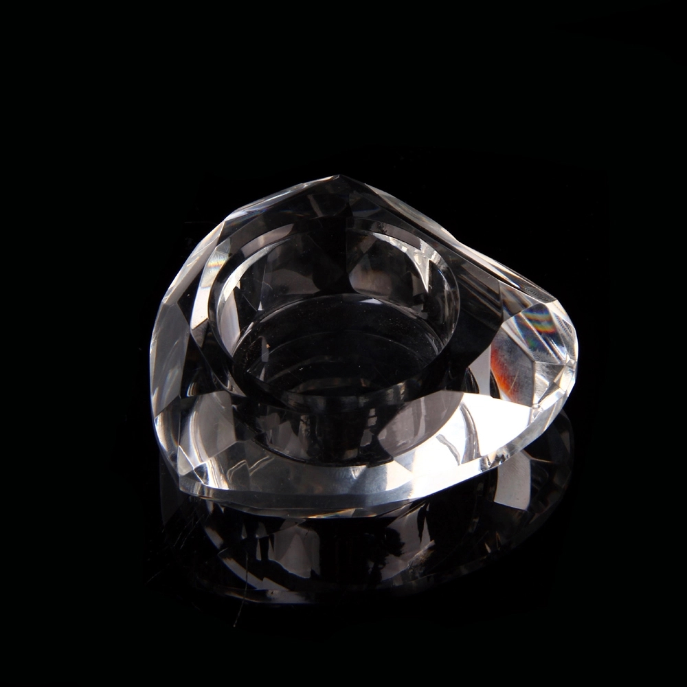 Crystal Heart Shape Wedding Tealight Holders 5