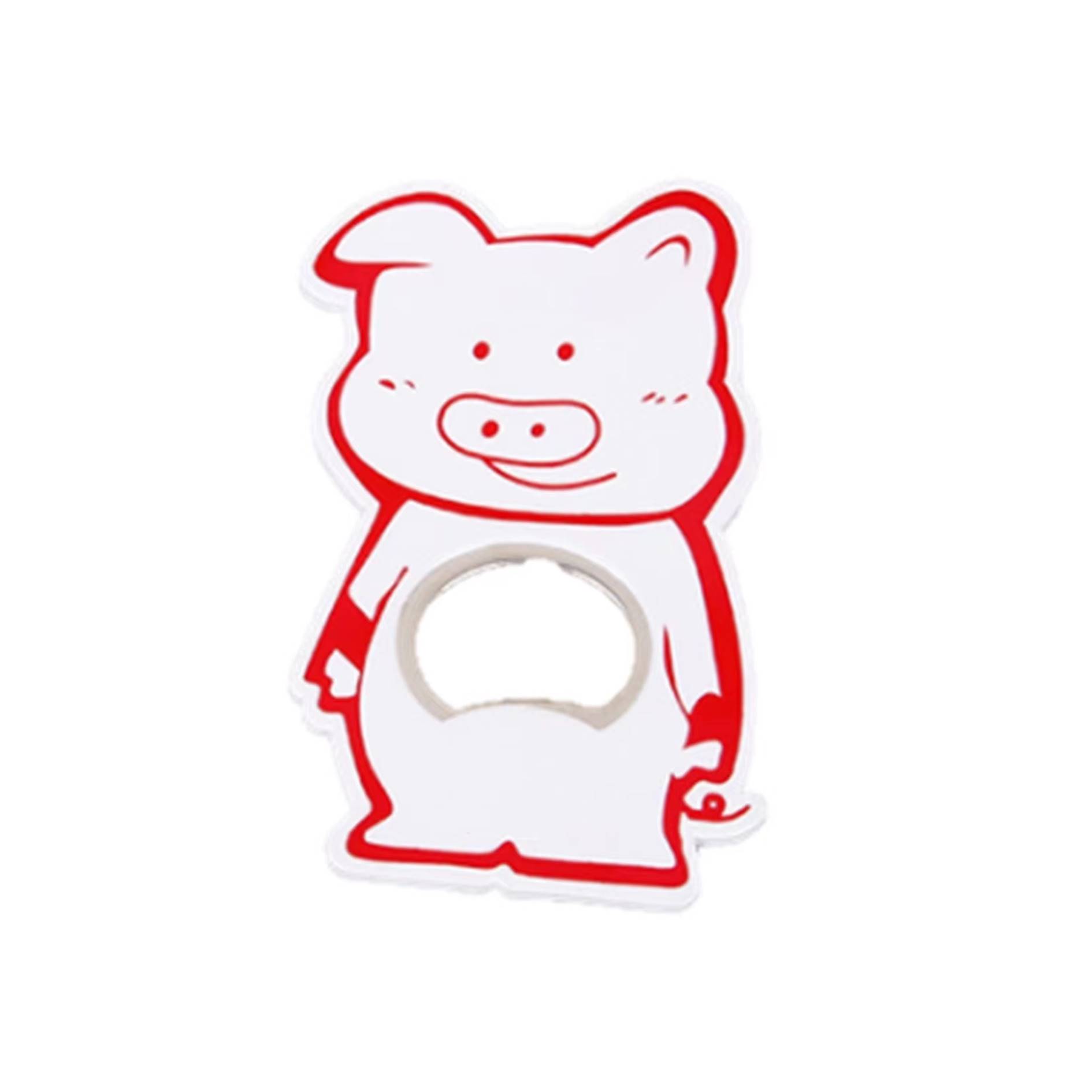 Cute Piggy Shape Magnetic Bottle Opener 3
