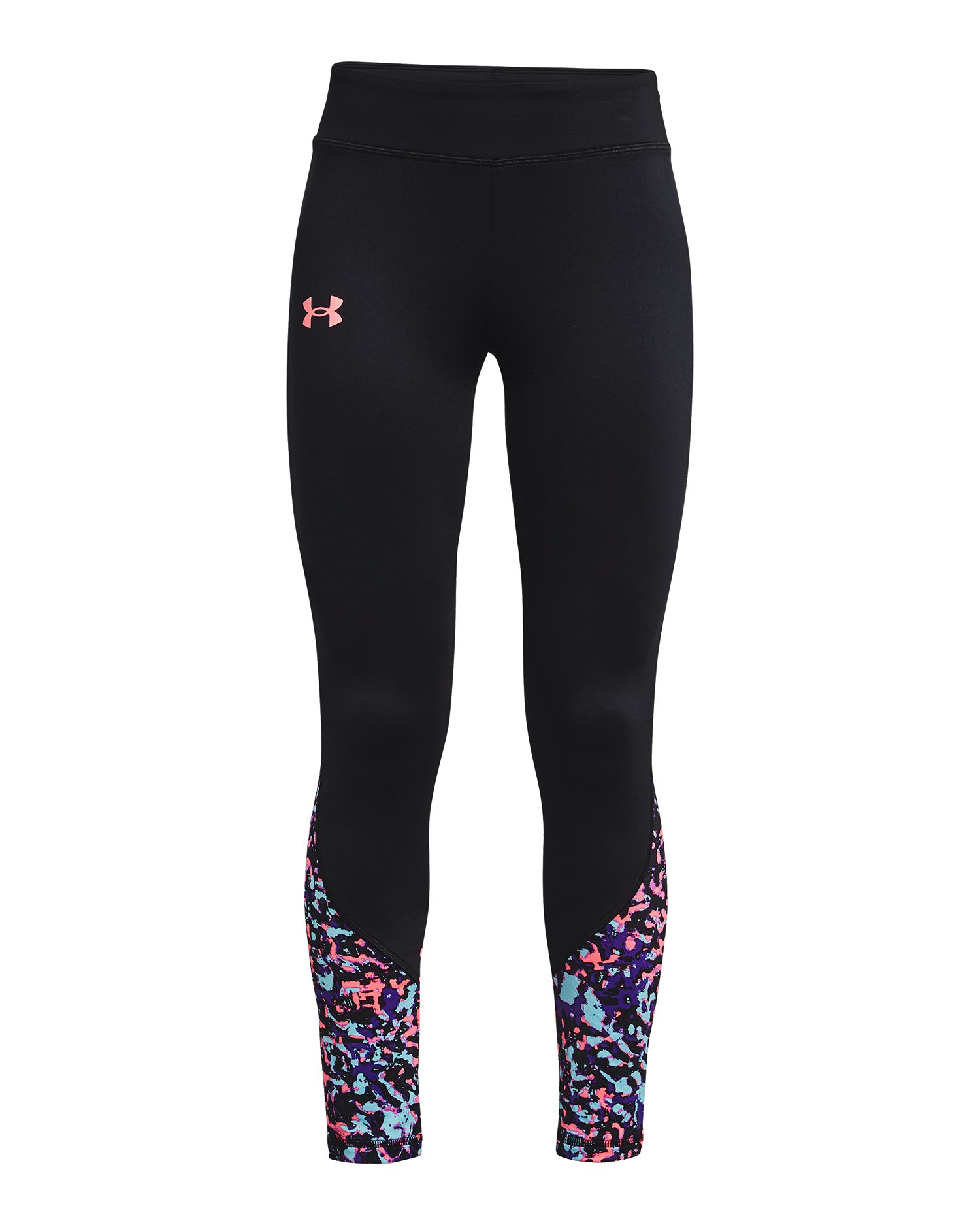 Girls' ColdGear Leggings, custom youth shirt with logo imprint 2