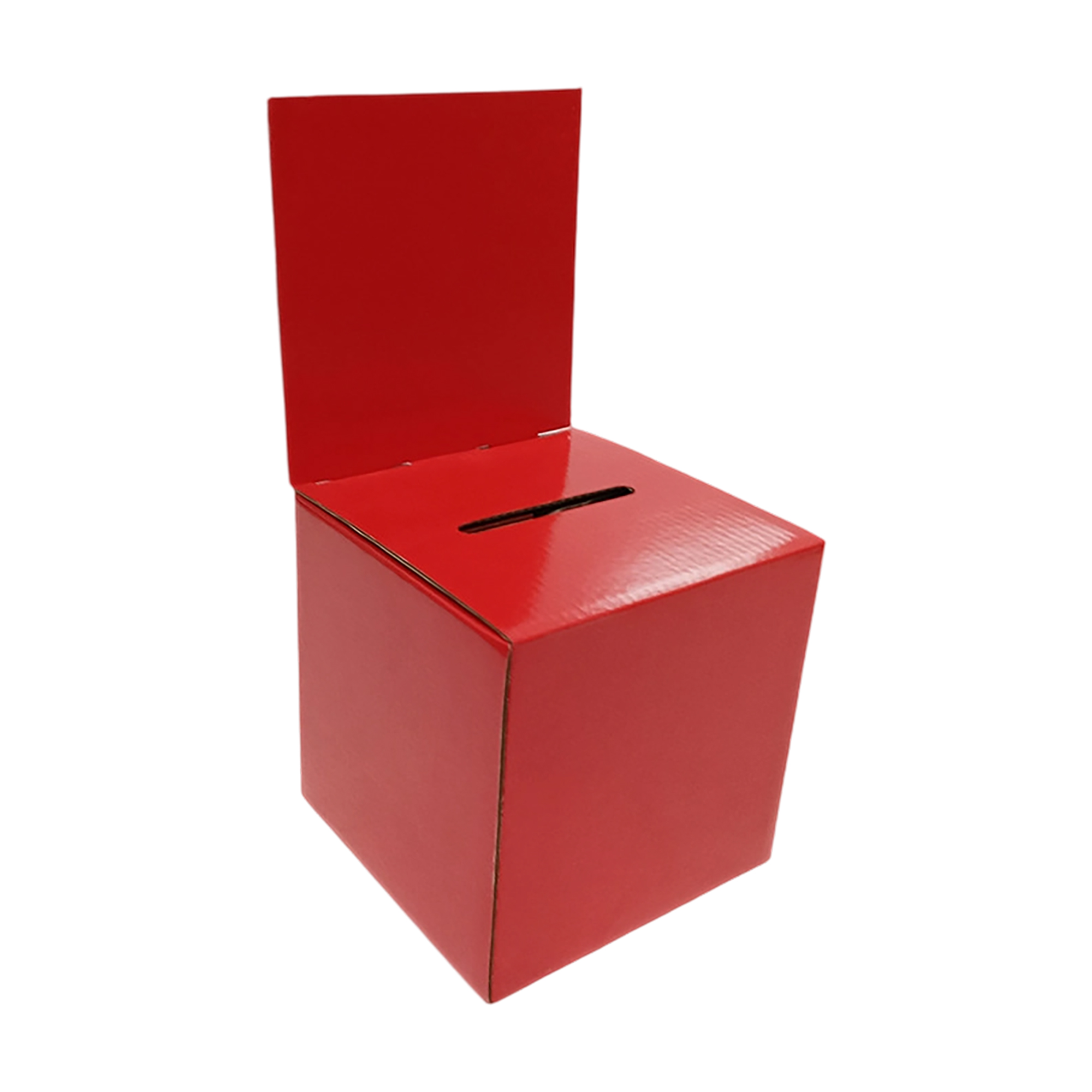 Corrugated Paper Ballot Box 6x6x6" With Title Board 2
