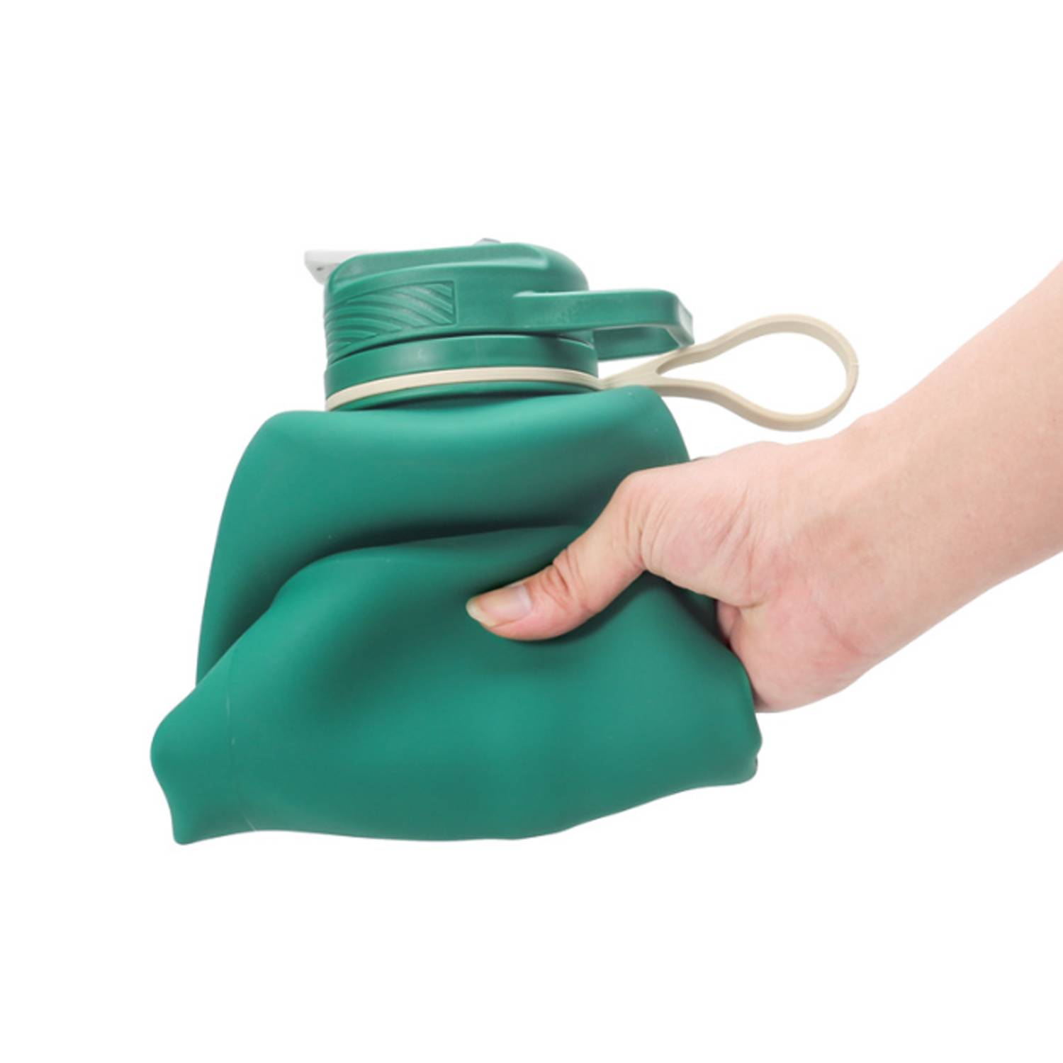 77oz Silicone Collapsible Water Bottle w/ Straw 8