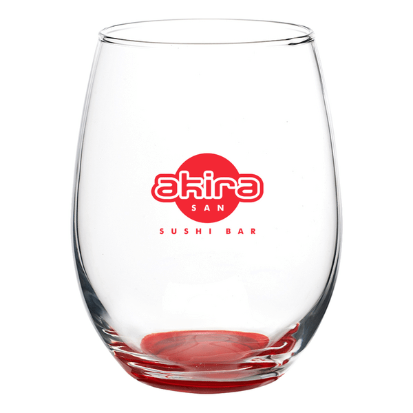 Liquid Lunch 15 oz Stemless Wine Glasses 86