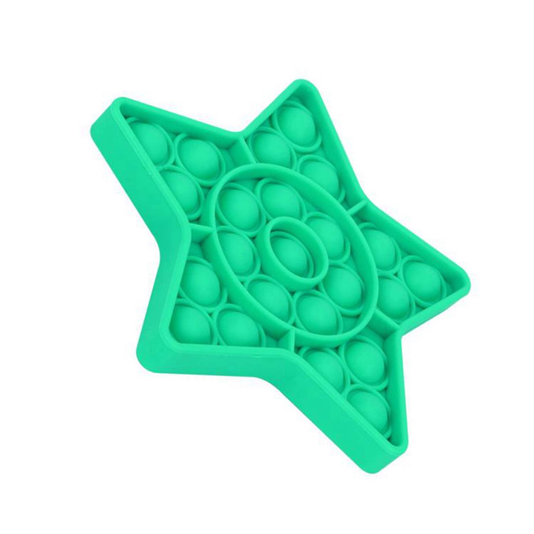 Silicone Push Bubble Fidget Sensory Toy Stress Reliever--Star Shape 11
