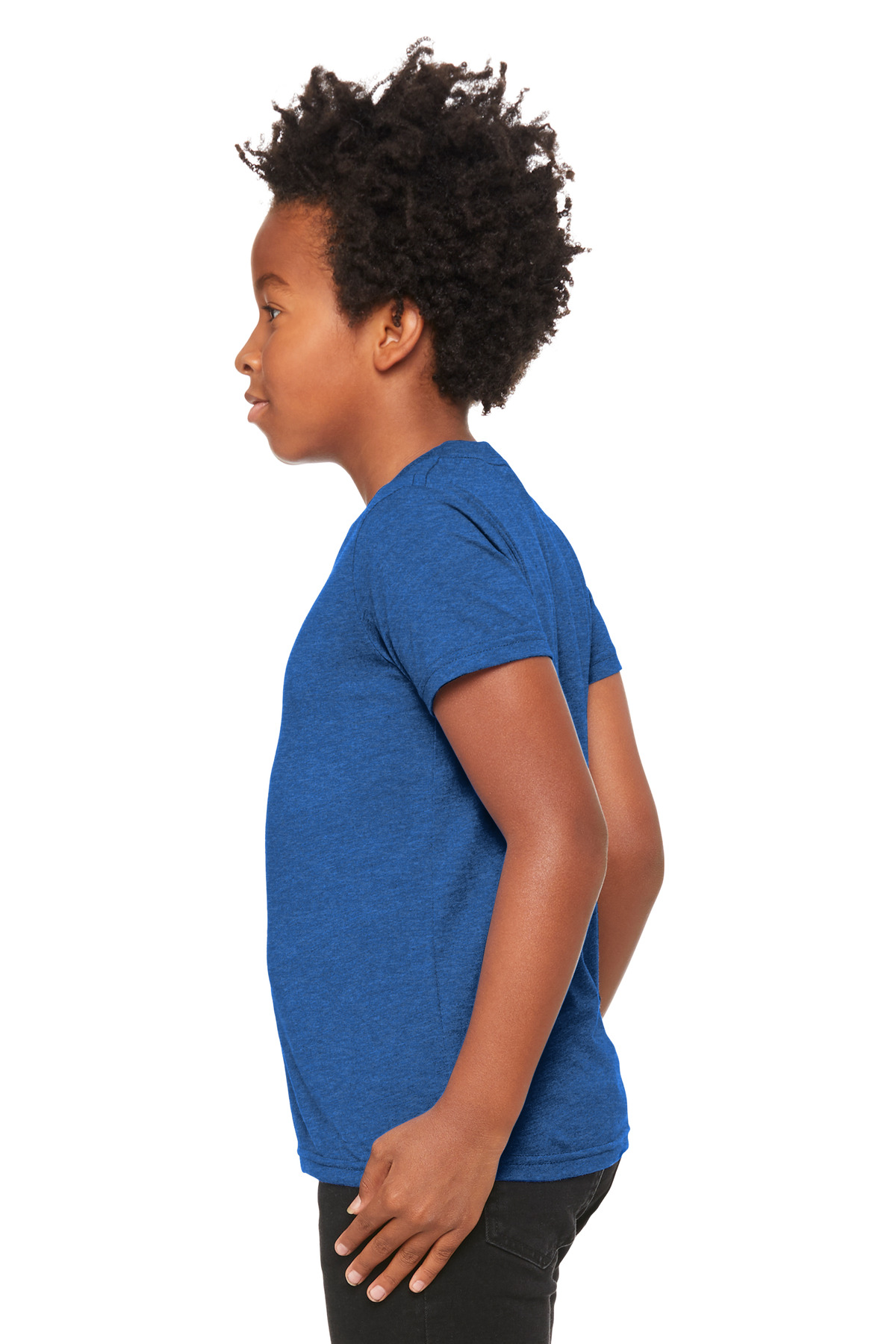 BELLA+CANVAS® Youth Heather CVC Tee 38