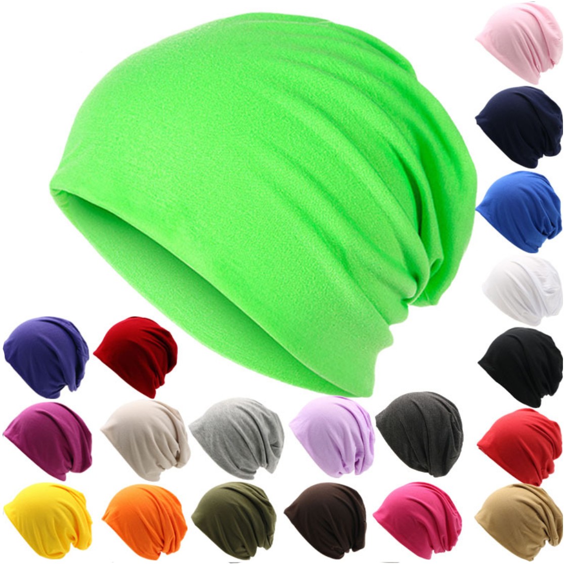 Unisex Soft Stretch Beanies Caps 2