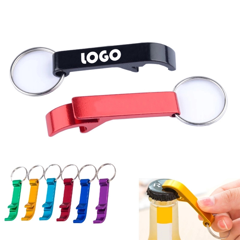 Mini bottle opener with key ring 1