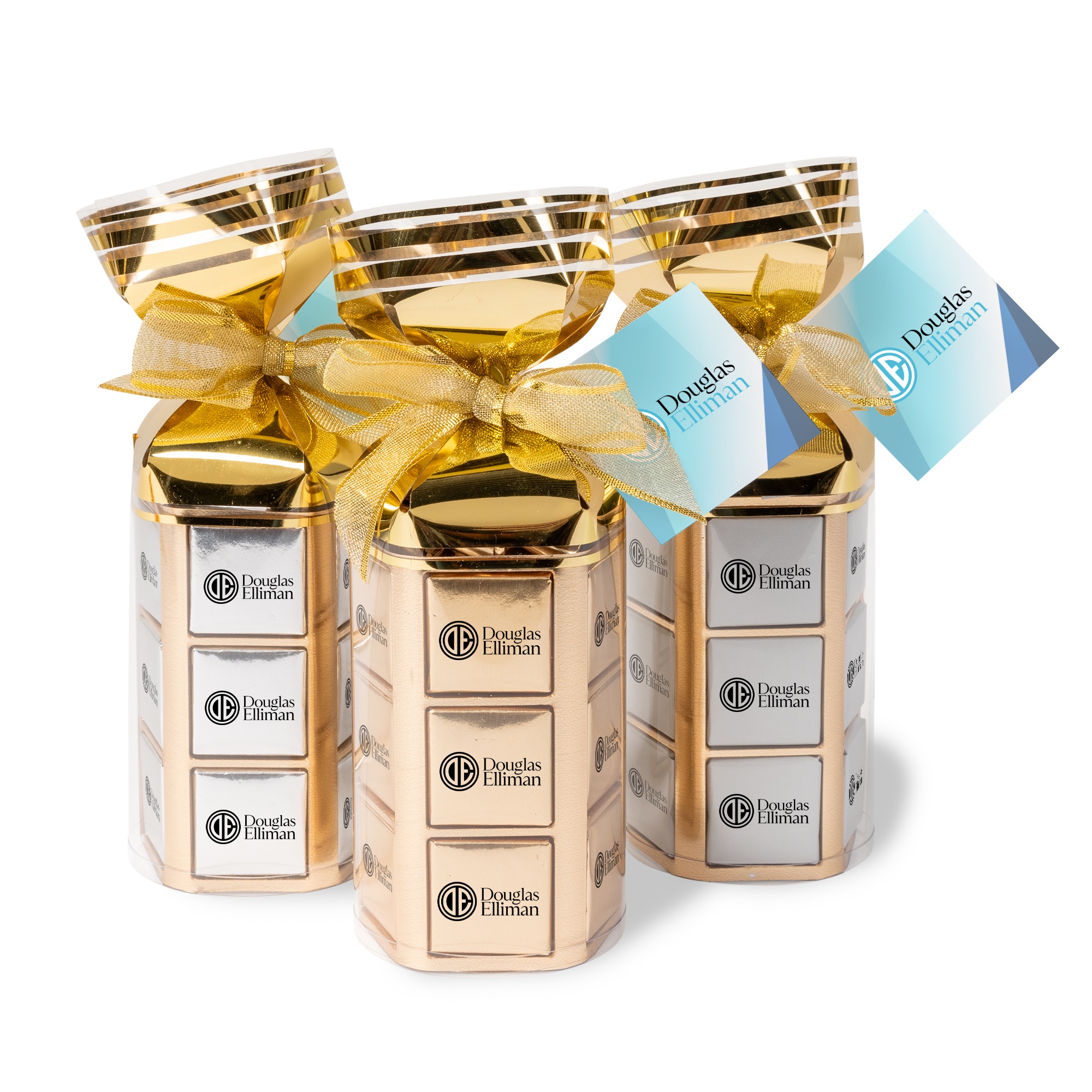 Thirty Six Piece Chocolate Foiled Square Gift Bag 1