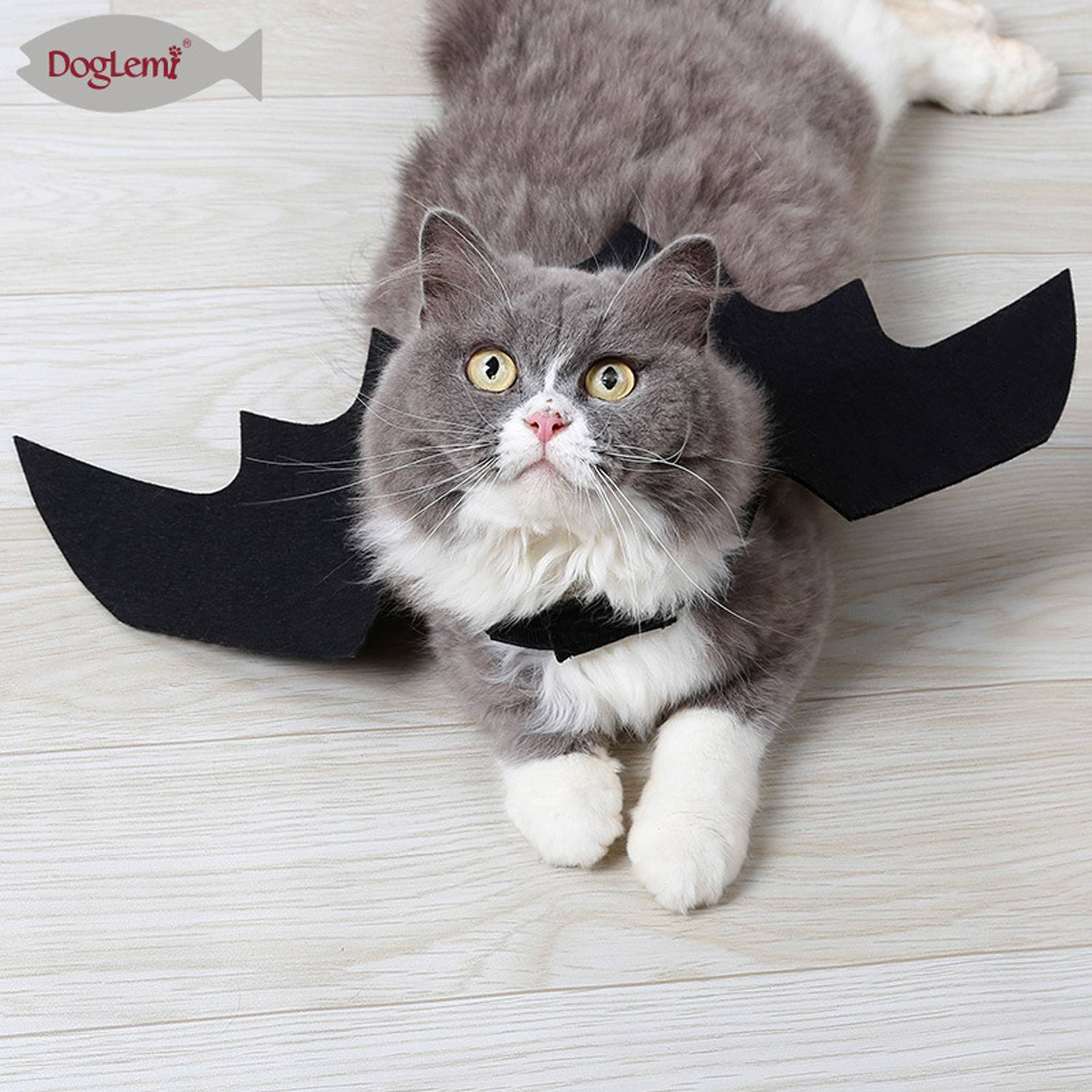 Adjustable Halloween Pet Bat Wings Costume 7