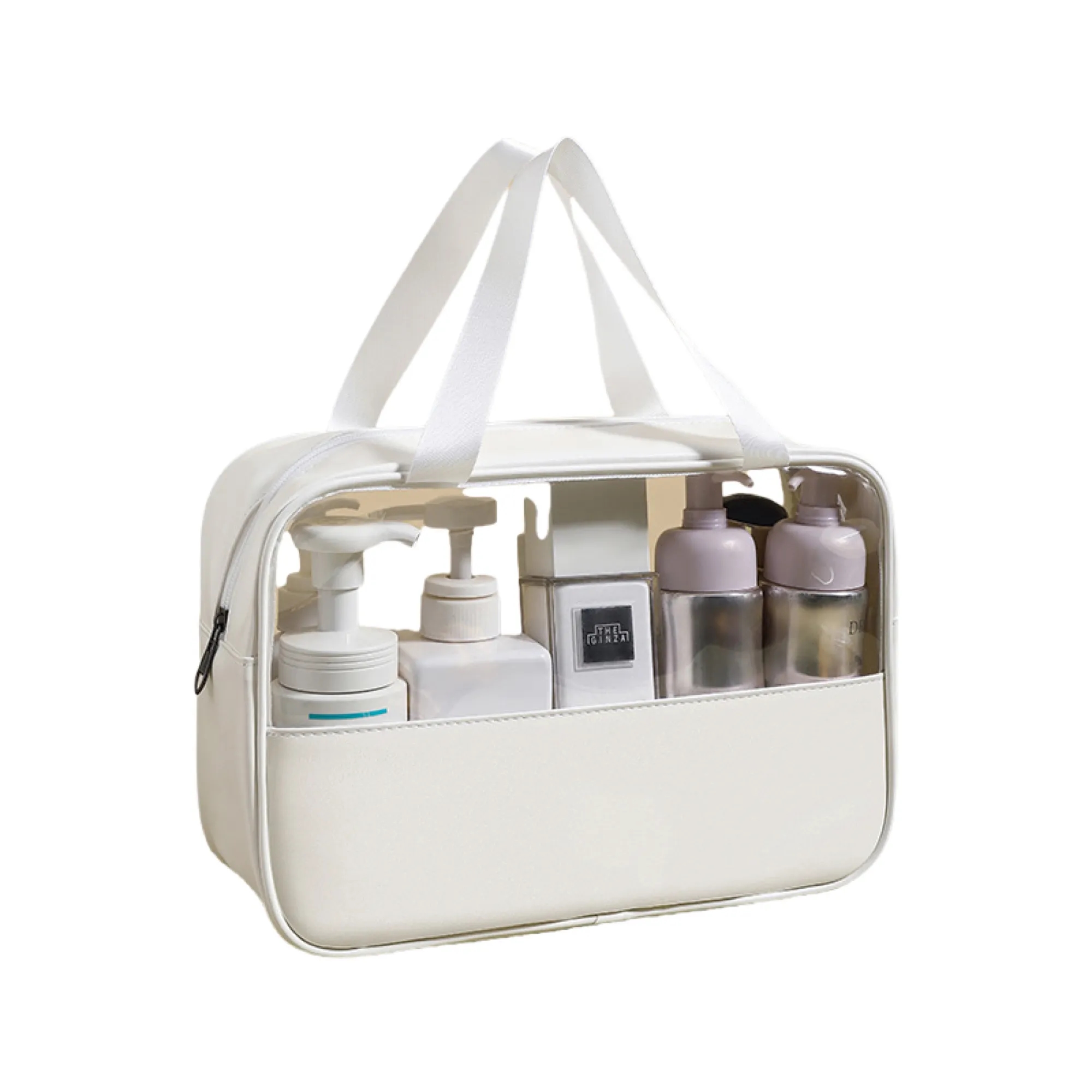 MOQ 50 Zippered Transparent Makeup Bag 7