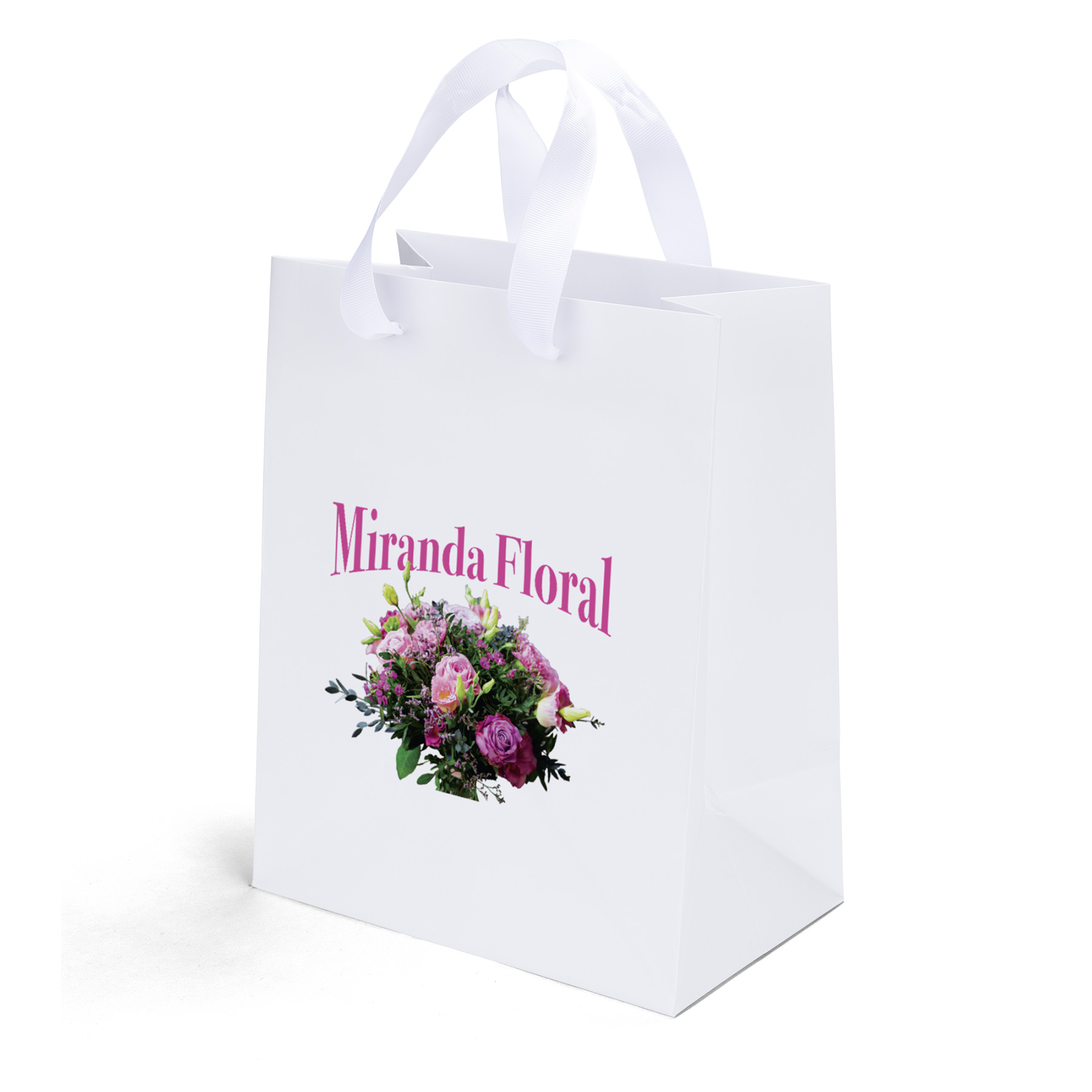 Elizabeth™- Ribbon Handle Matte Eurotote - Dynamic Color 4