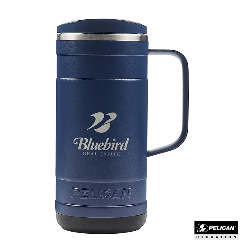 Pelican Ridge™ 18 oz. Recycled Double Wall Stainless Steel Mug 68
