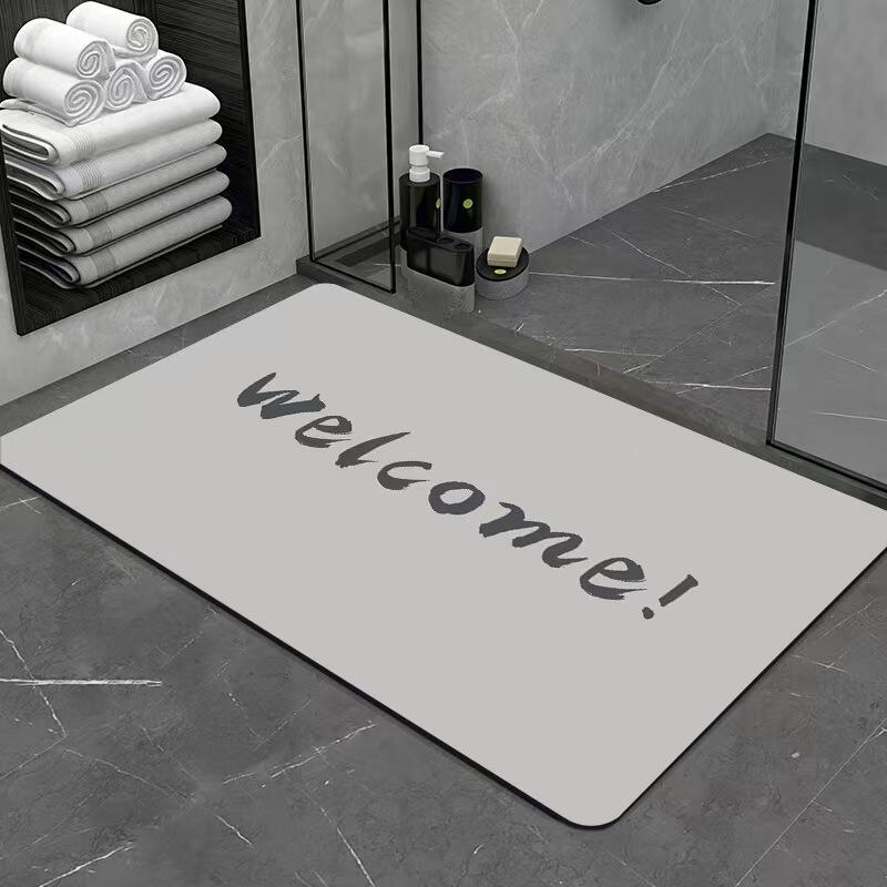 Diatom Mud Multishape Absorbent Bathroom Mat 1