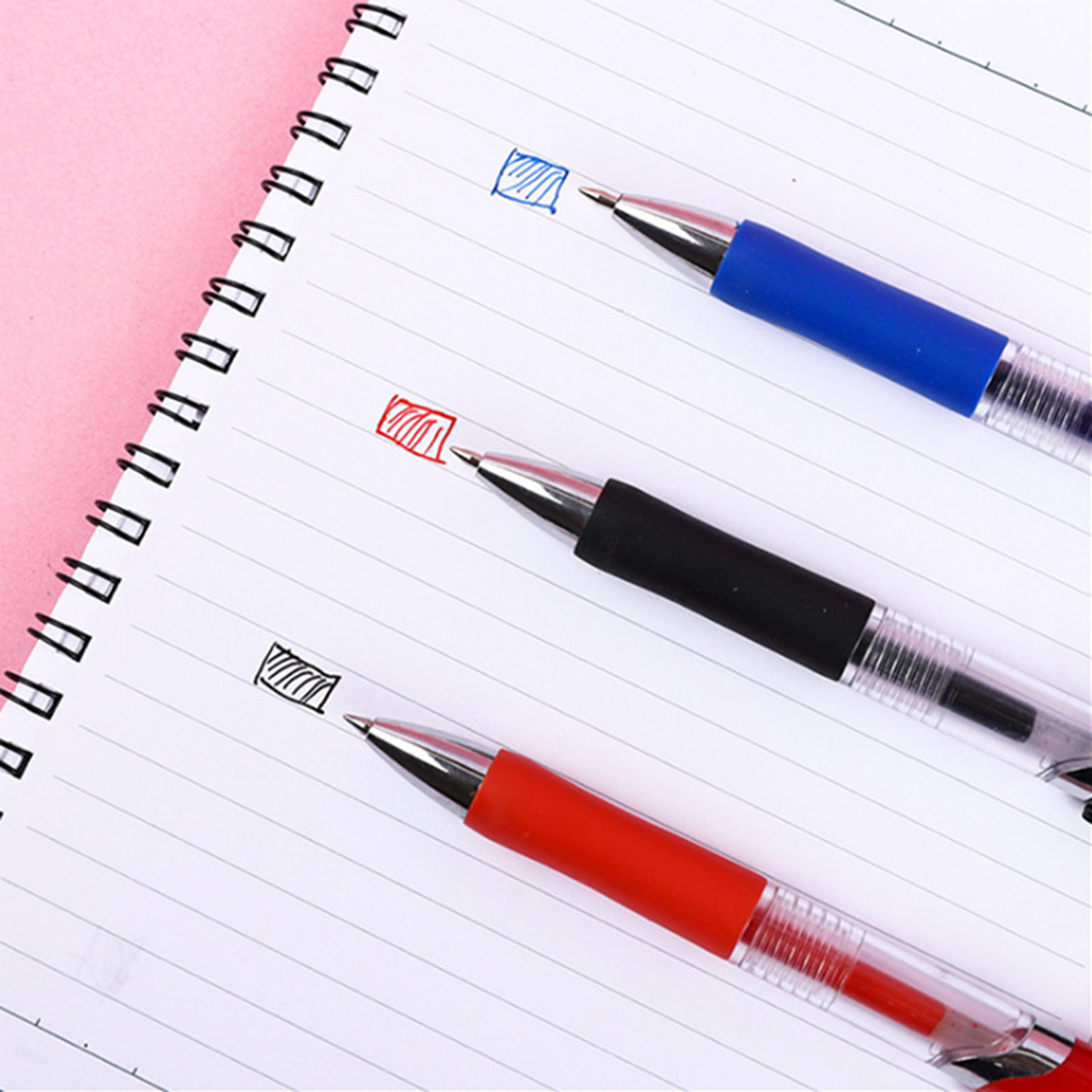 Plastic Click Gel Ink Pen 4