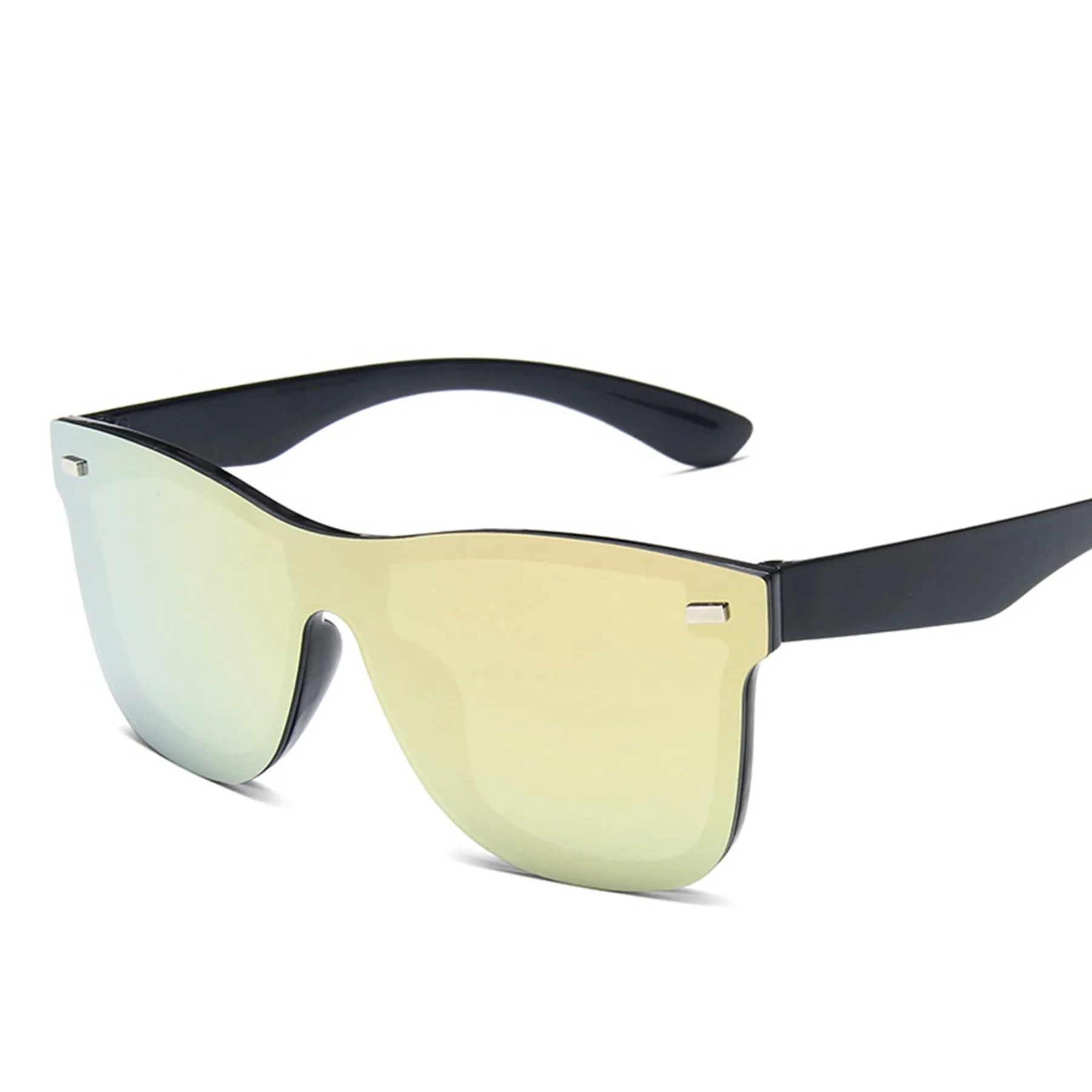 Oversized Square Rimless UV400  Sunglasses 7