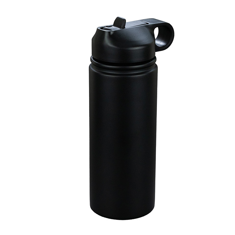 "MAUI" 19 oz Powder Coated Double Wall Insulated Stainless Steel Tumbler With a Straw Lid 3
