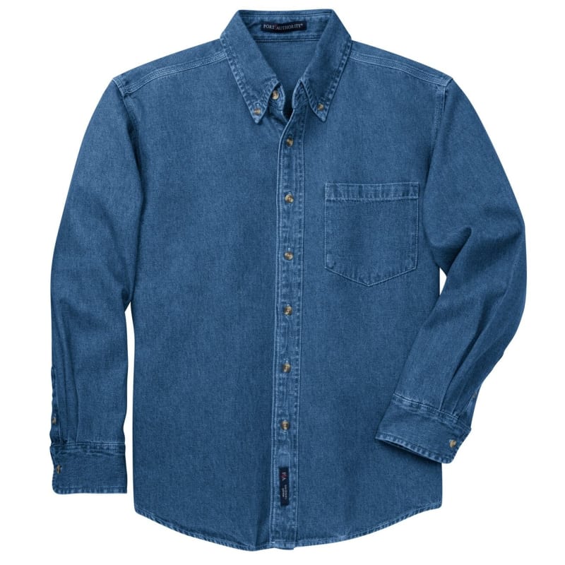 Port Authority Heavyweight Denim Shirt. 6